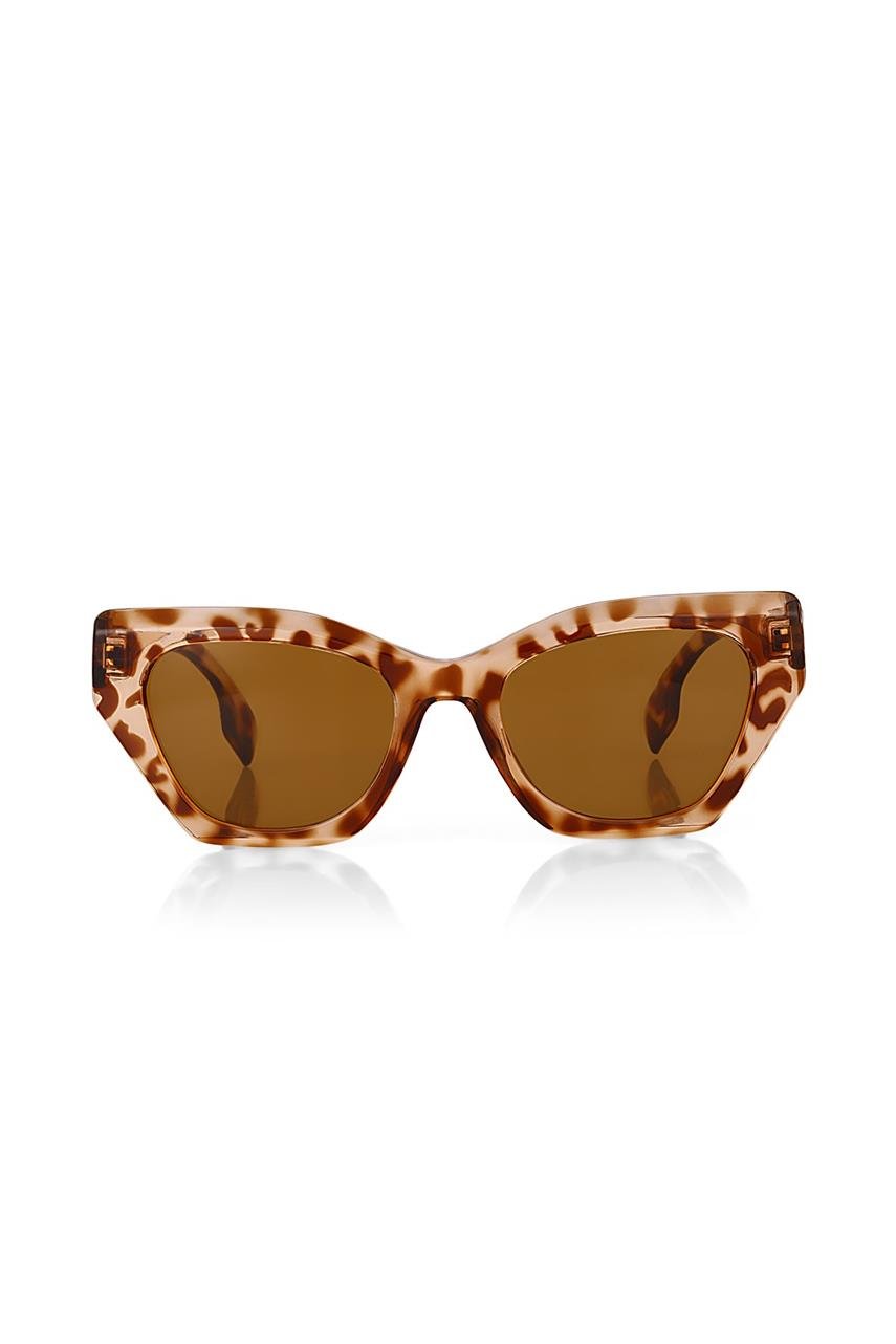 İris Leopard Brown Güneş Gözlüğü
