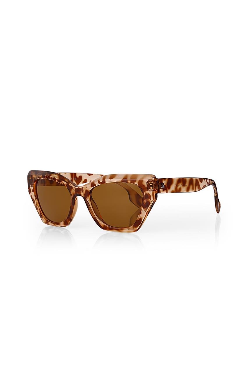 İris Leopard Brown Güneş Gözlüğü