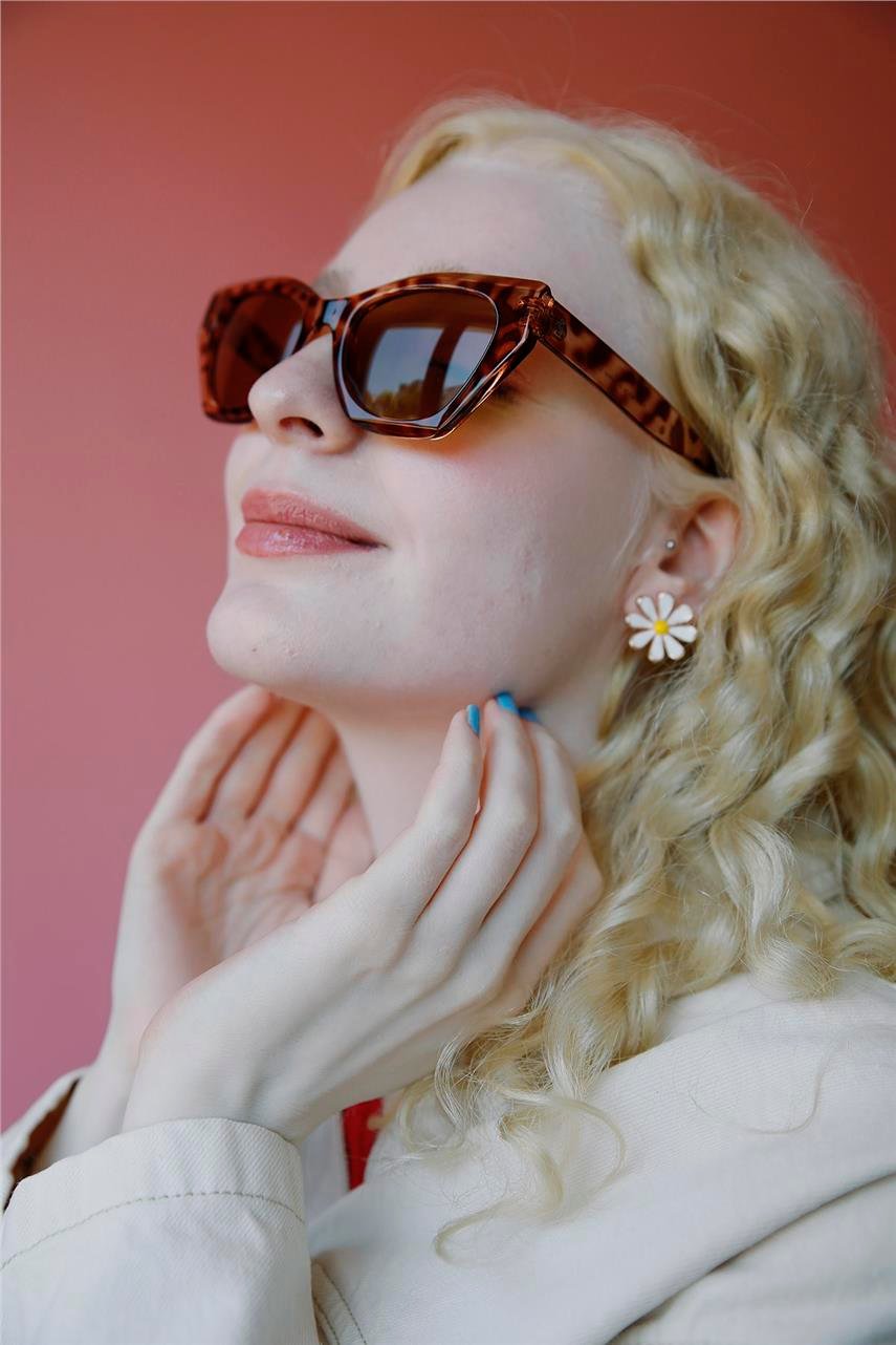 İris Leopard Brown Güneş Gözlüğü