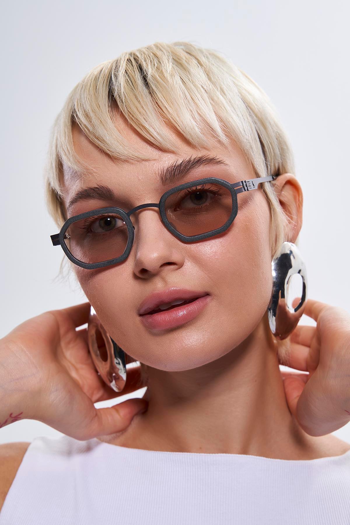 Isven Anthracite Black Brown Güneş Gözlüğü