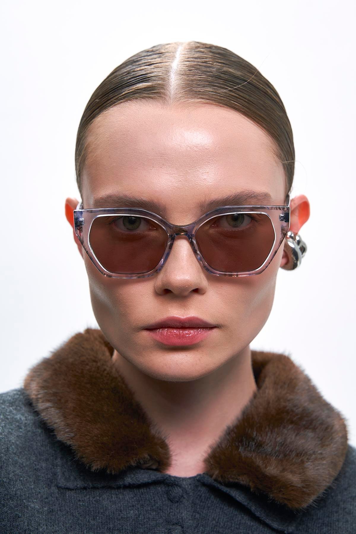 Jadon Clear Brown Güneş Gözlüğü