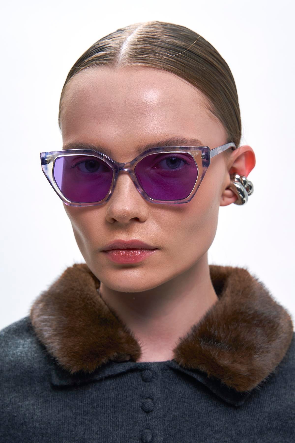 Jadon Multicolor Purple Güneş Gözlüğü