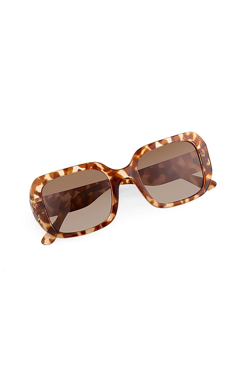 Jane Leopard Brown Güneş Gözlüğü