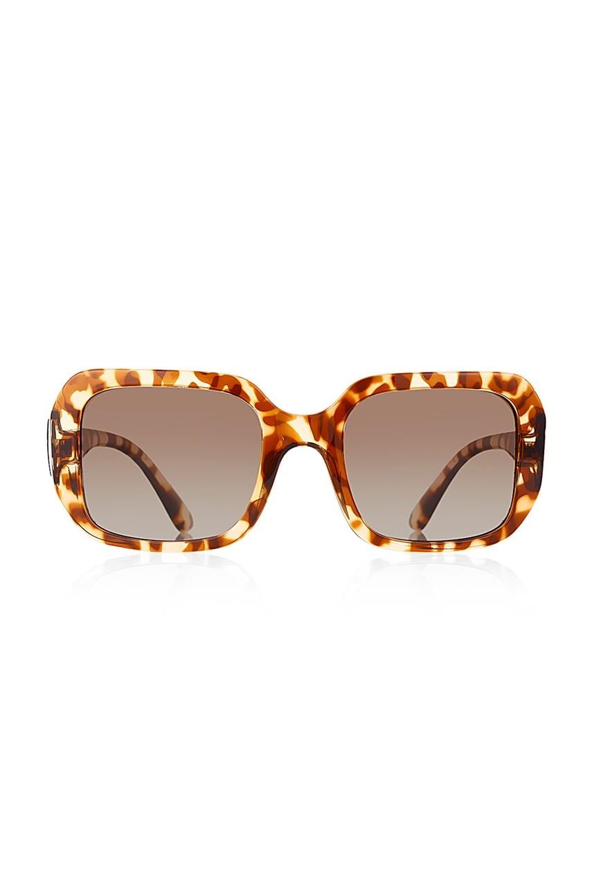 Jane Leopard Brown Güneş Gözlüğü