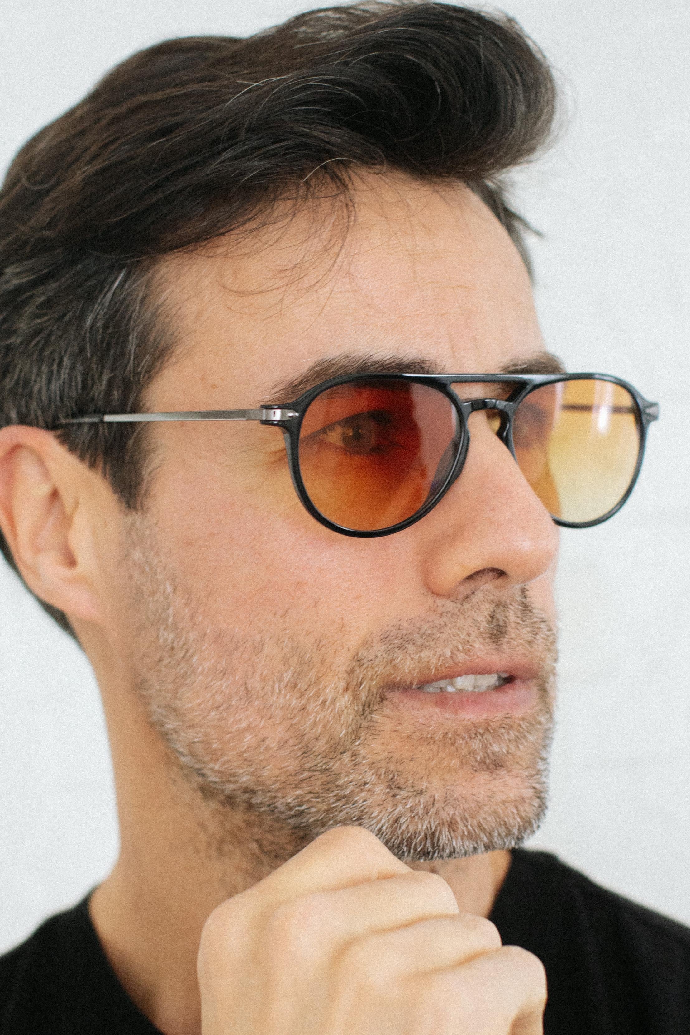 Javier Black Orange Degrade Erkek Güneş Gözlüğü