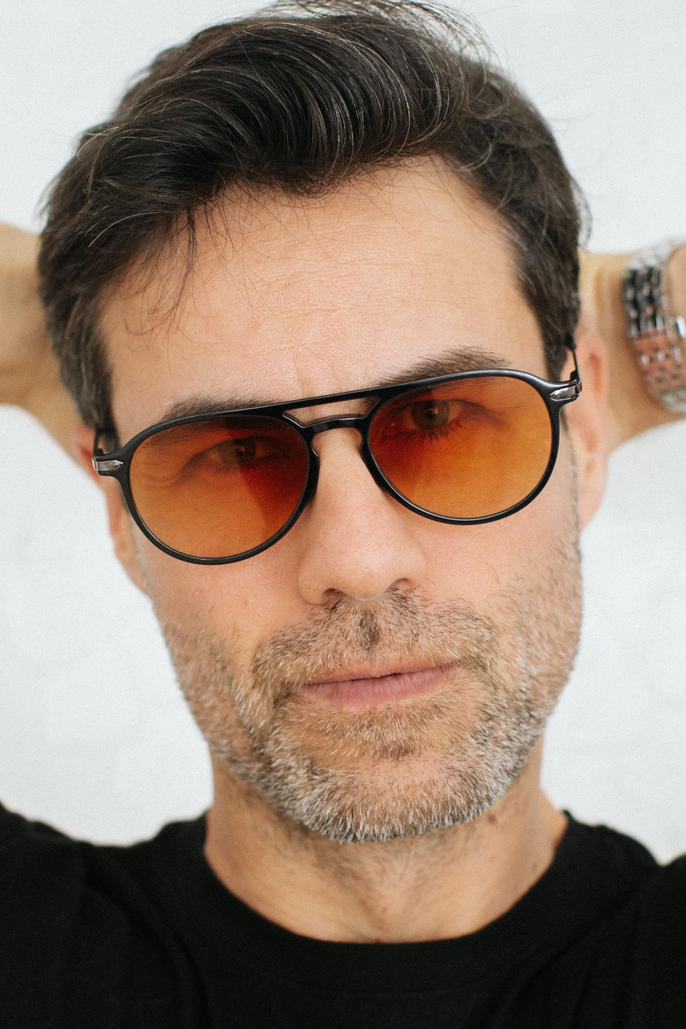 Javier Black Orange Degrade Erkek Güneş Gözlüğü