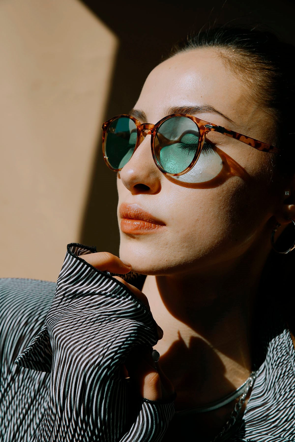 Jayidem Leopard Green Güneş Gözlüğü
