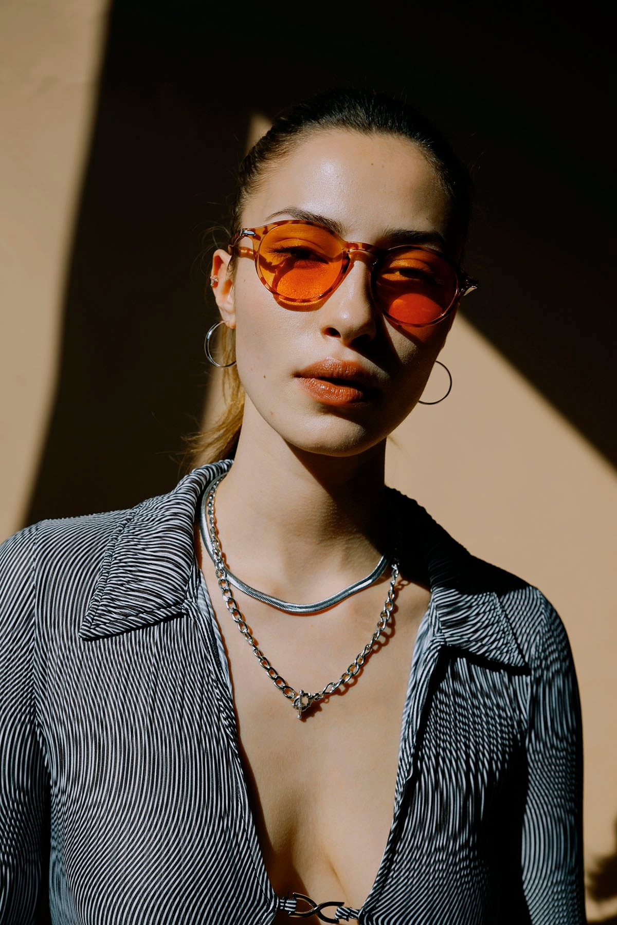 Jayidem Leopard Orange Güneş Gözlüğü