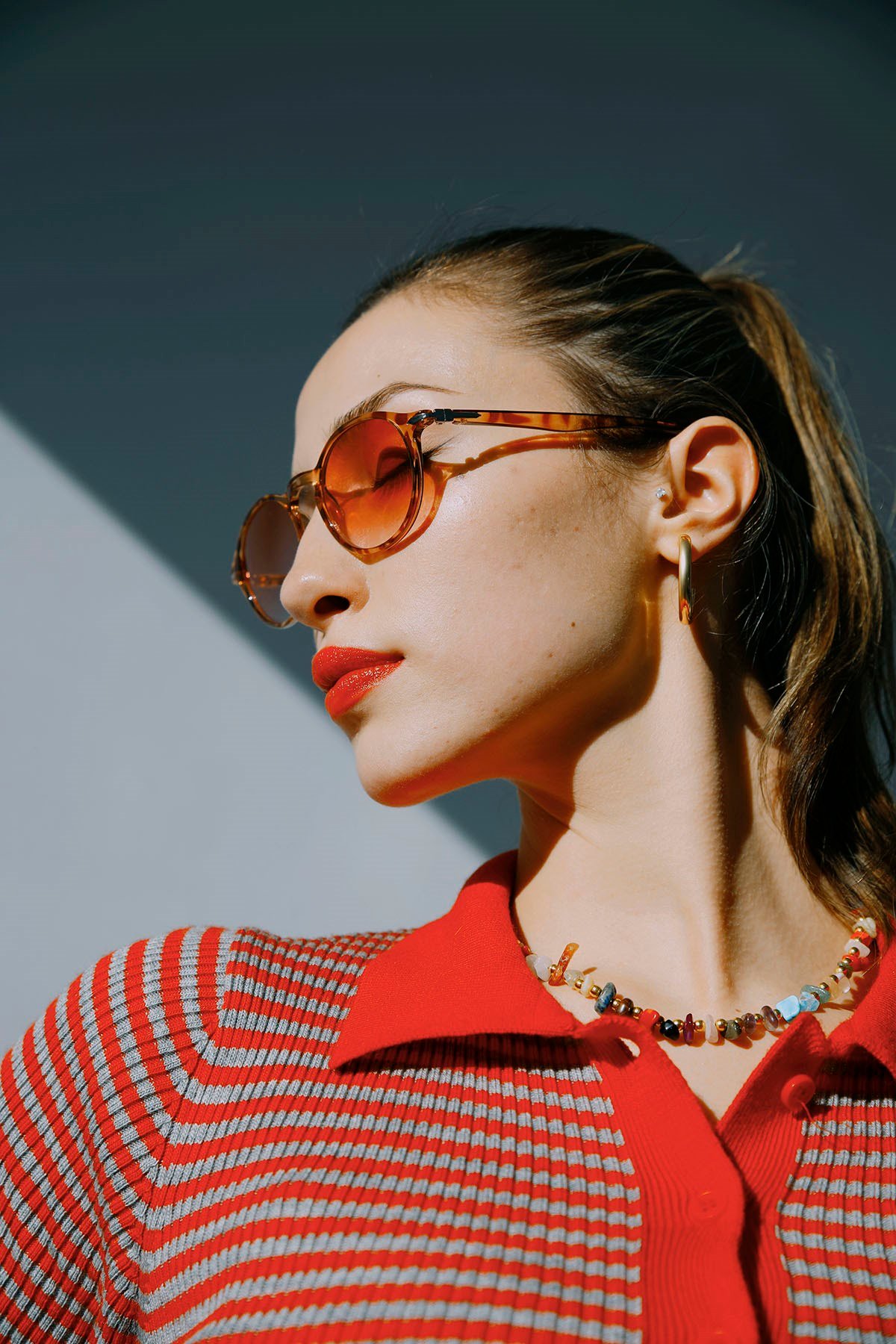 Jayidem Leopard Orange Güneş Gözlüğü