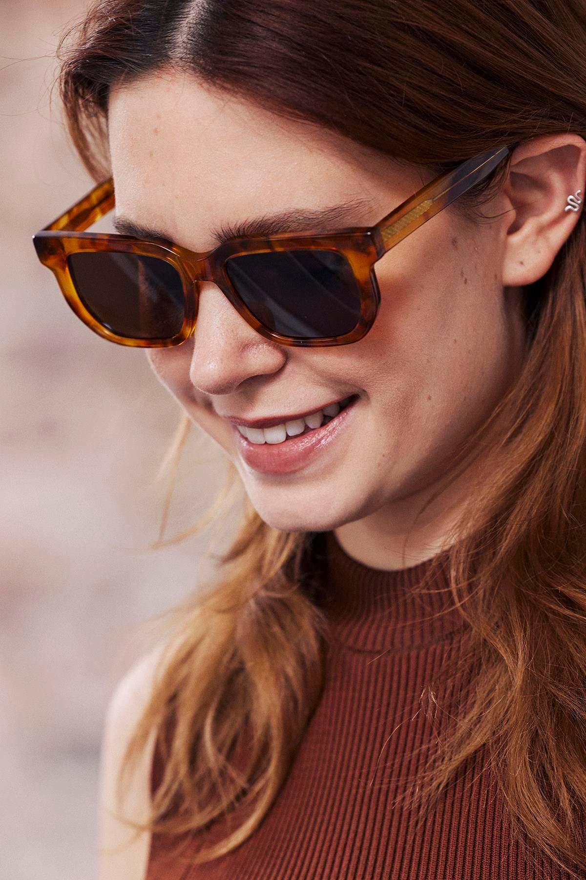 Jonna Leopard Brown Güneş Gözlüğü