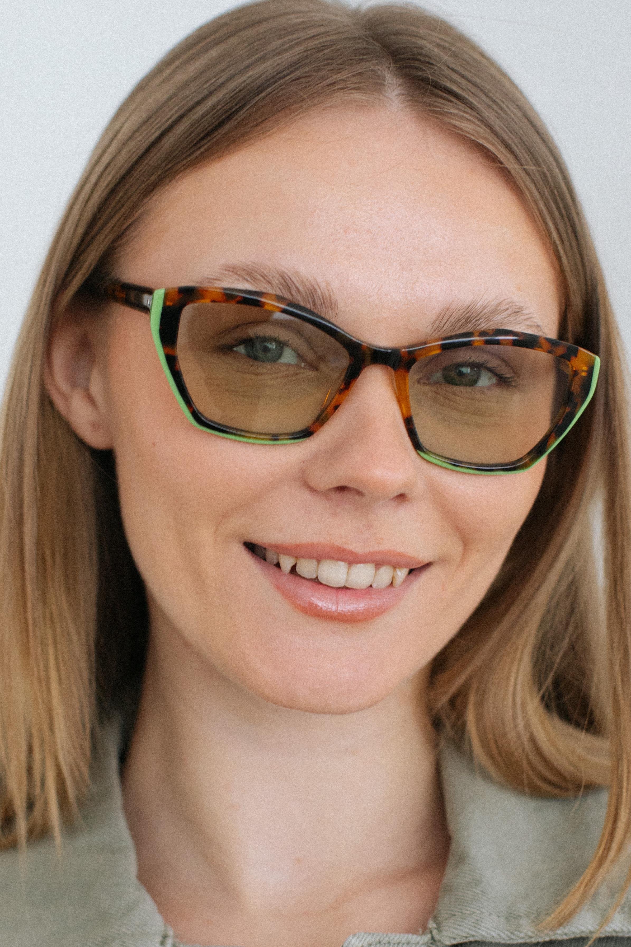 Jord Leopard Green Güneş Gözlüğü