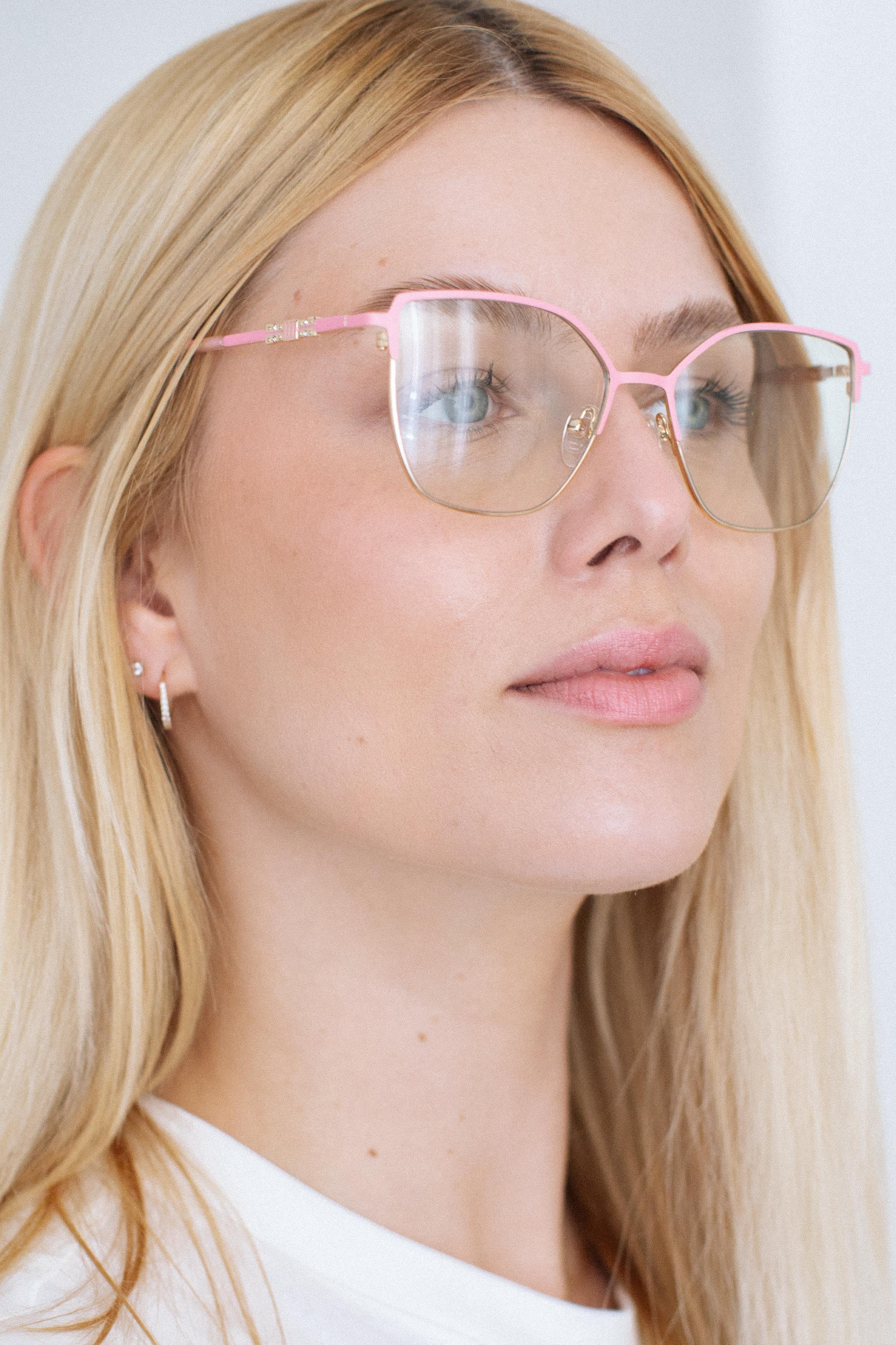 Kary Pink Mavi Işık Koruyucu Gözlük