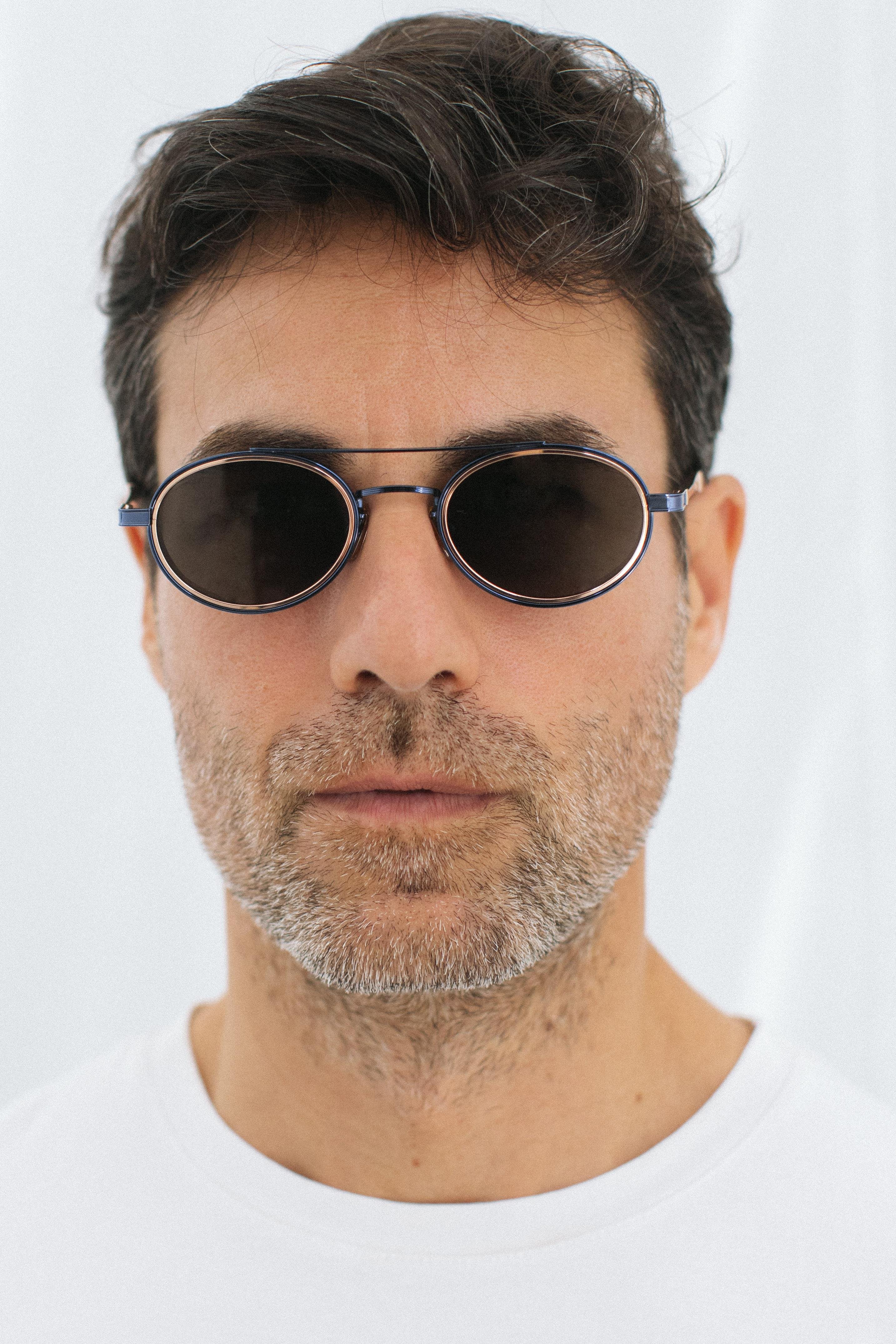 Larg Navy Gold Black Erkek Güneş Gözlüğü