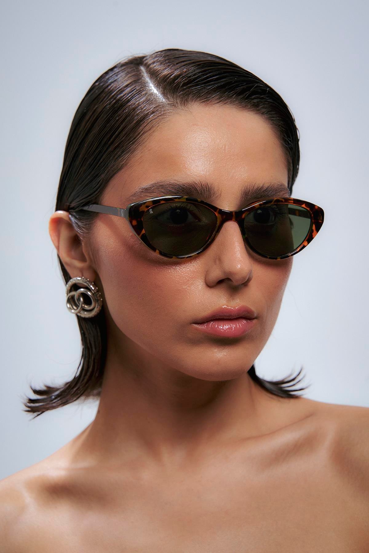 Lars Magic Leopard Green Güneş Gözlüğü