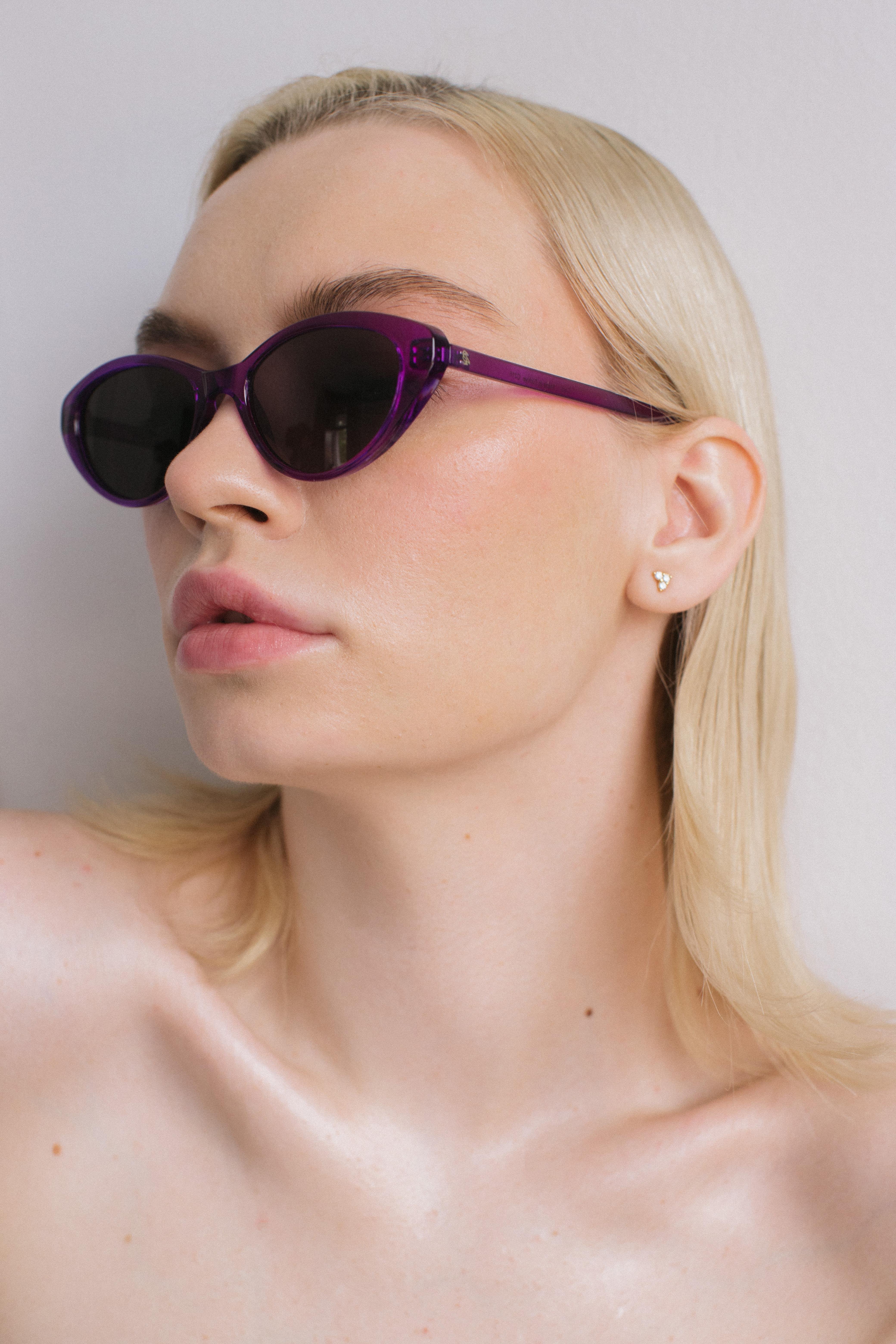 Lars Purple Black Güneş Gözlüğü