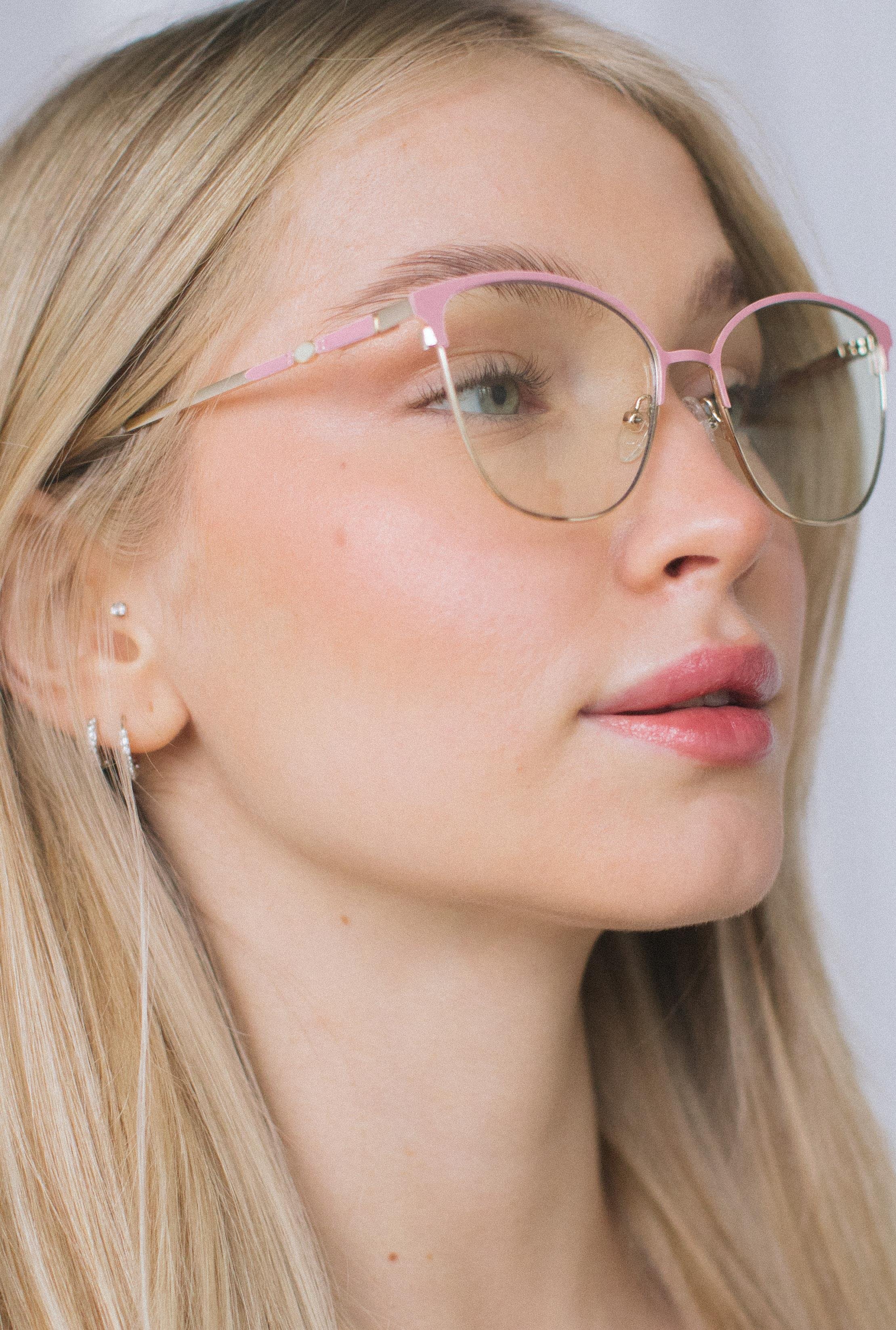 Larson Pink Mavi Işık Koruyucu Gözlük
