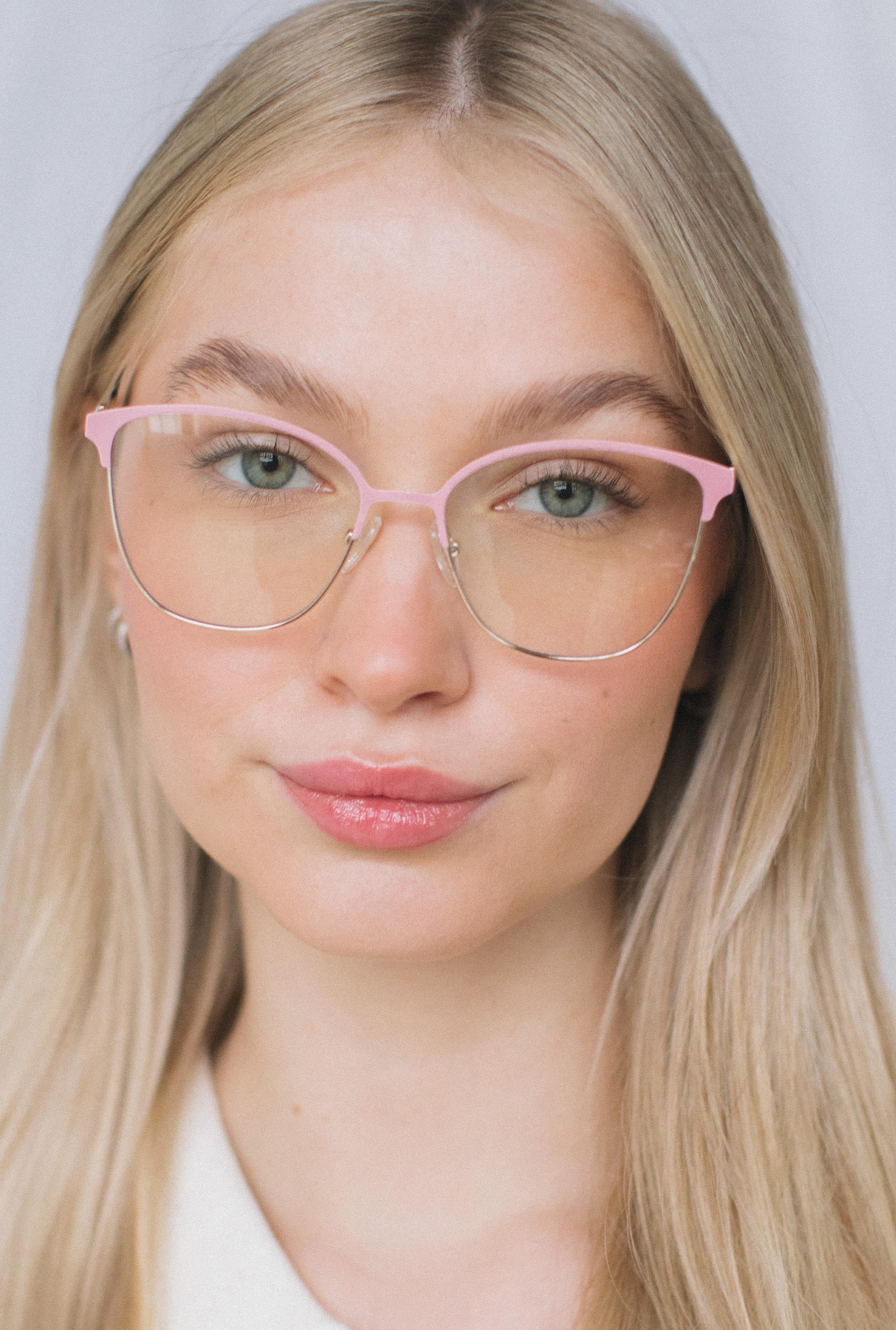 Larson Pink Mavi Işık Koruyucu Gözlük