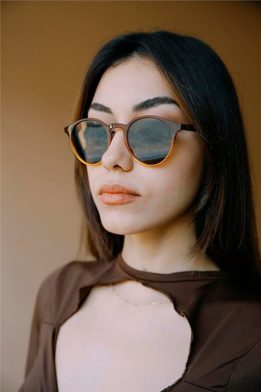 Lea Brown Yellow Olive Güneş Gözlüğü