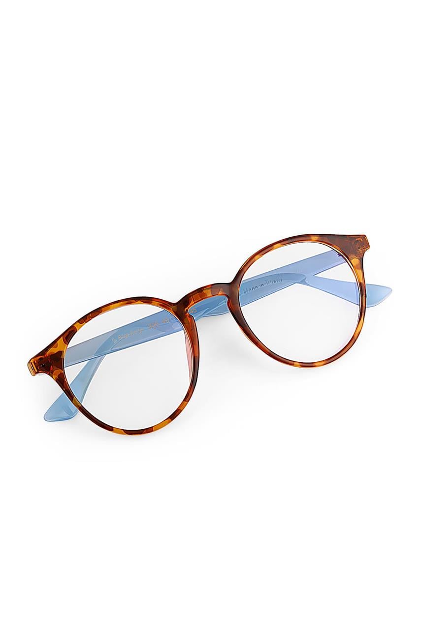 Lea Leopard Blue Erkek Mavi Işık Koruyucu Gözlük