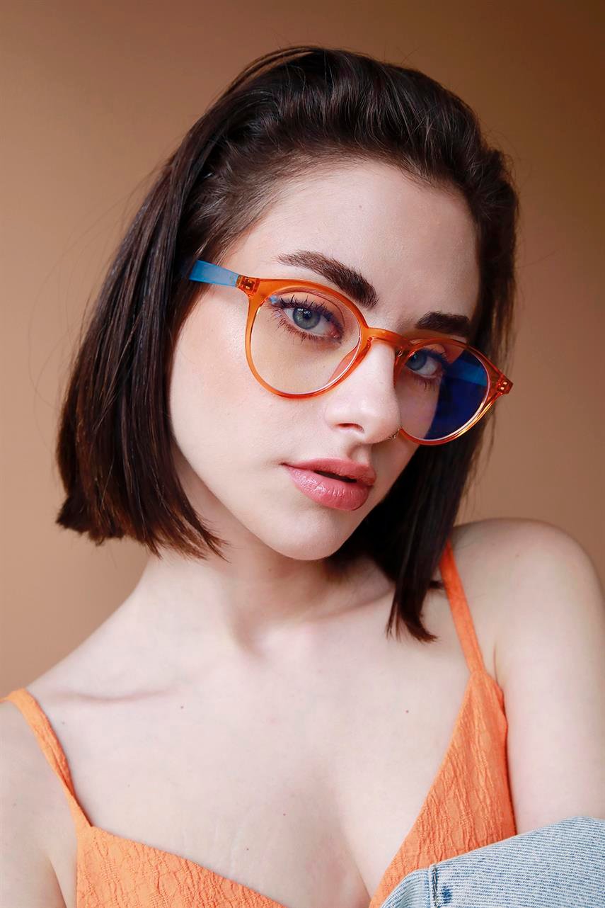 Lea Orange Blue Mavi Işık Koruyucu Gözlük