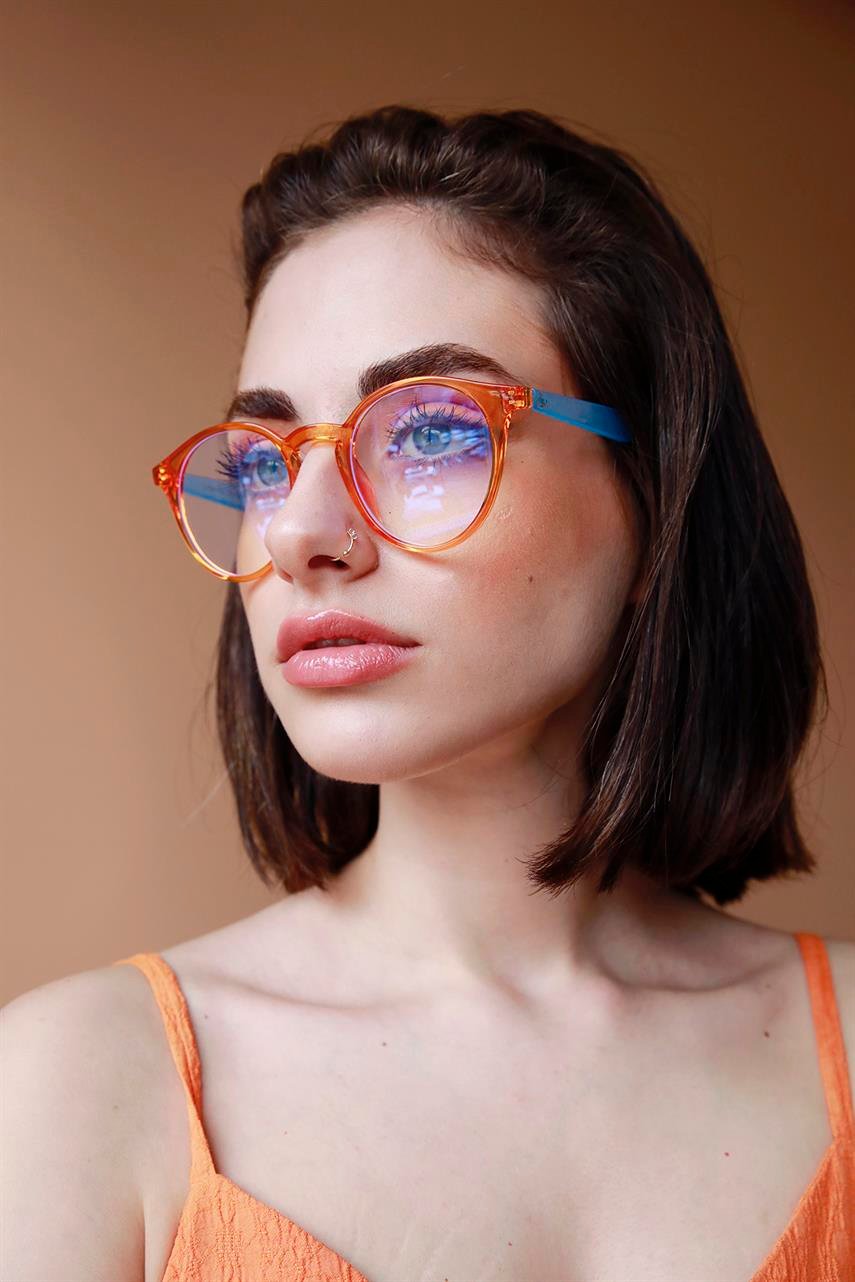 Lea Orange Blue Mavi Işık Koruyucu Gözlük