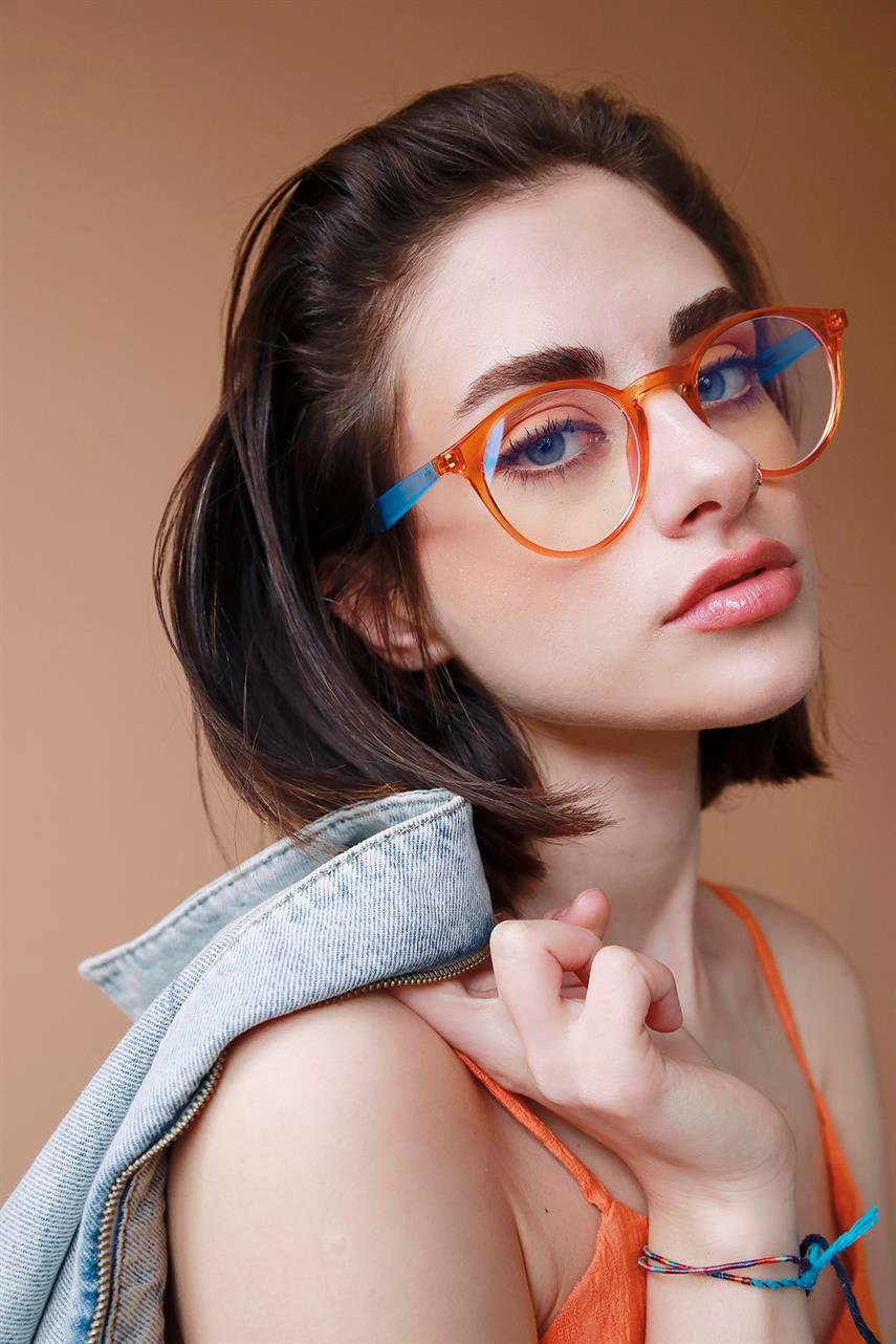 Lea Orange Blue Mavi Işık Koruyucu Gözlük