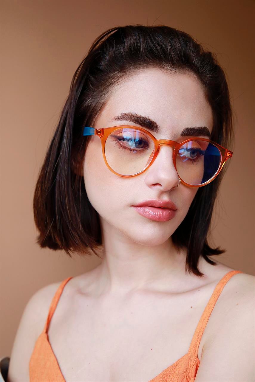 Lea Orange Blue Mavi Işık Koruyucu Gözlük