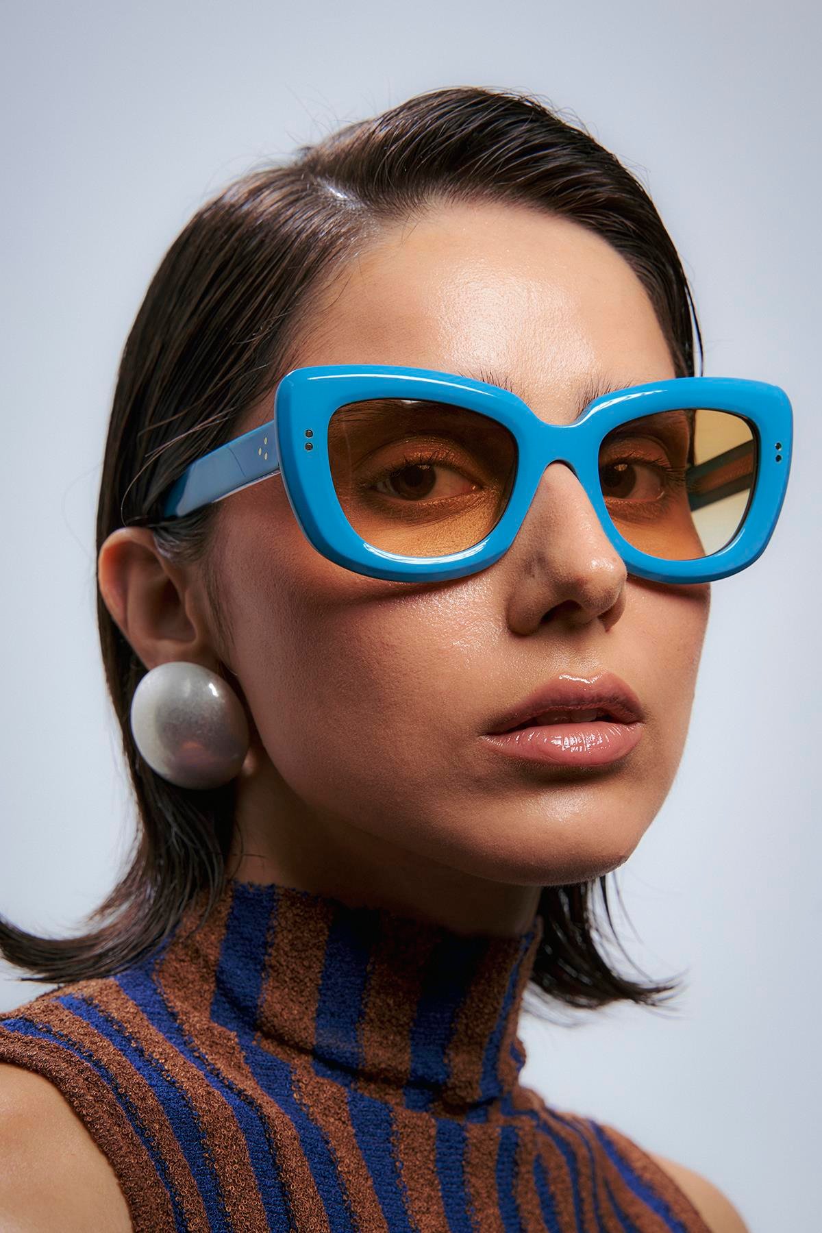 Lenora Blue Orange Güneş Gözlüğü