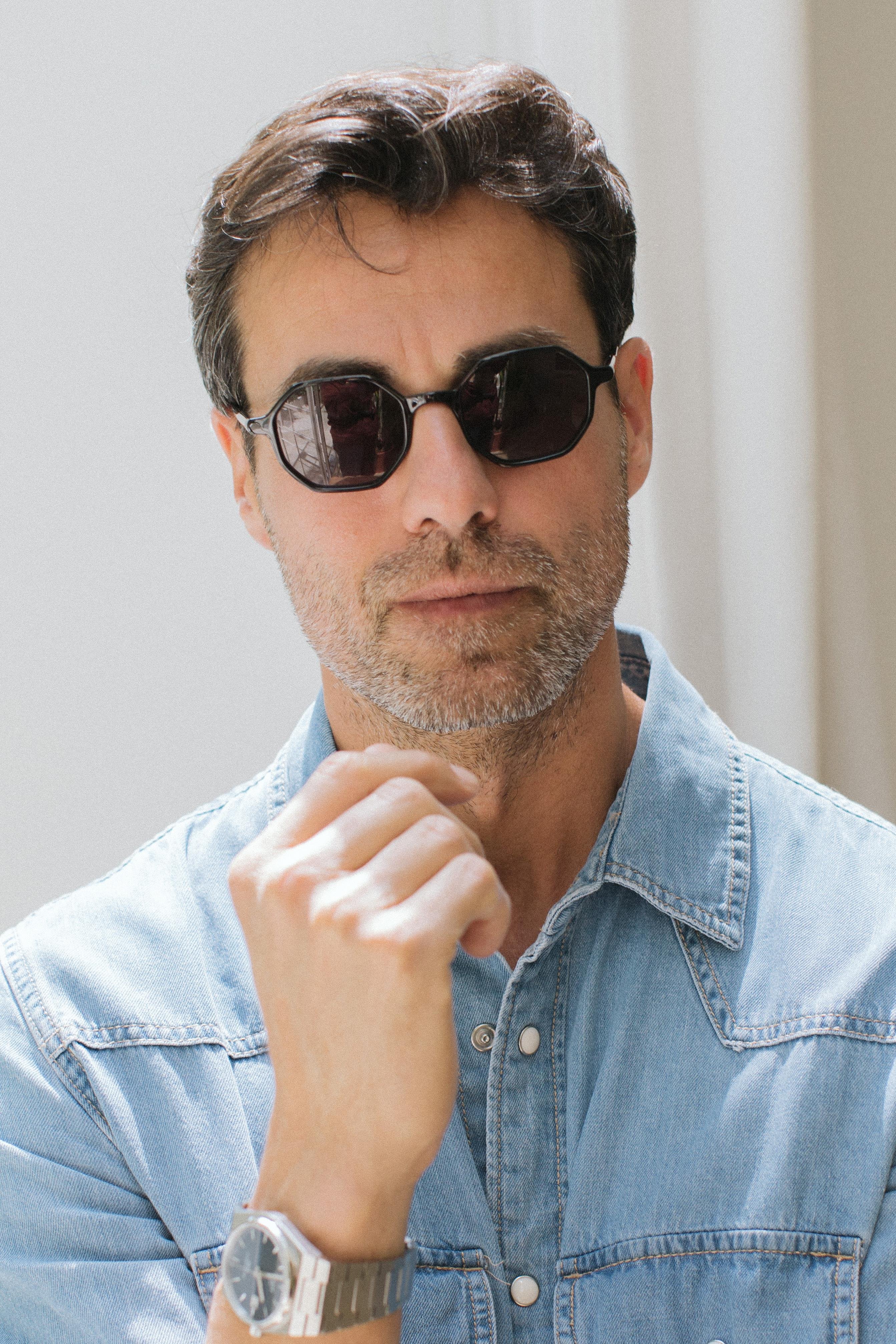 Liam Black Black Erkek Güneş Gözlüğü