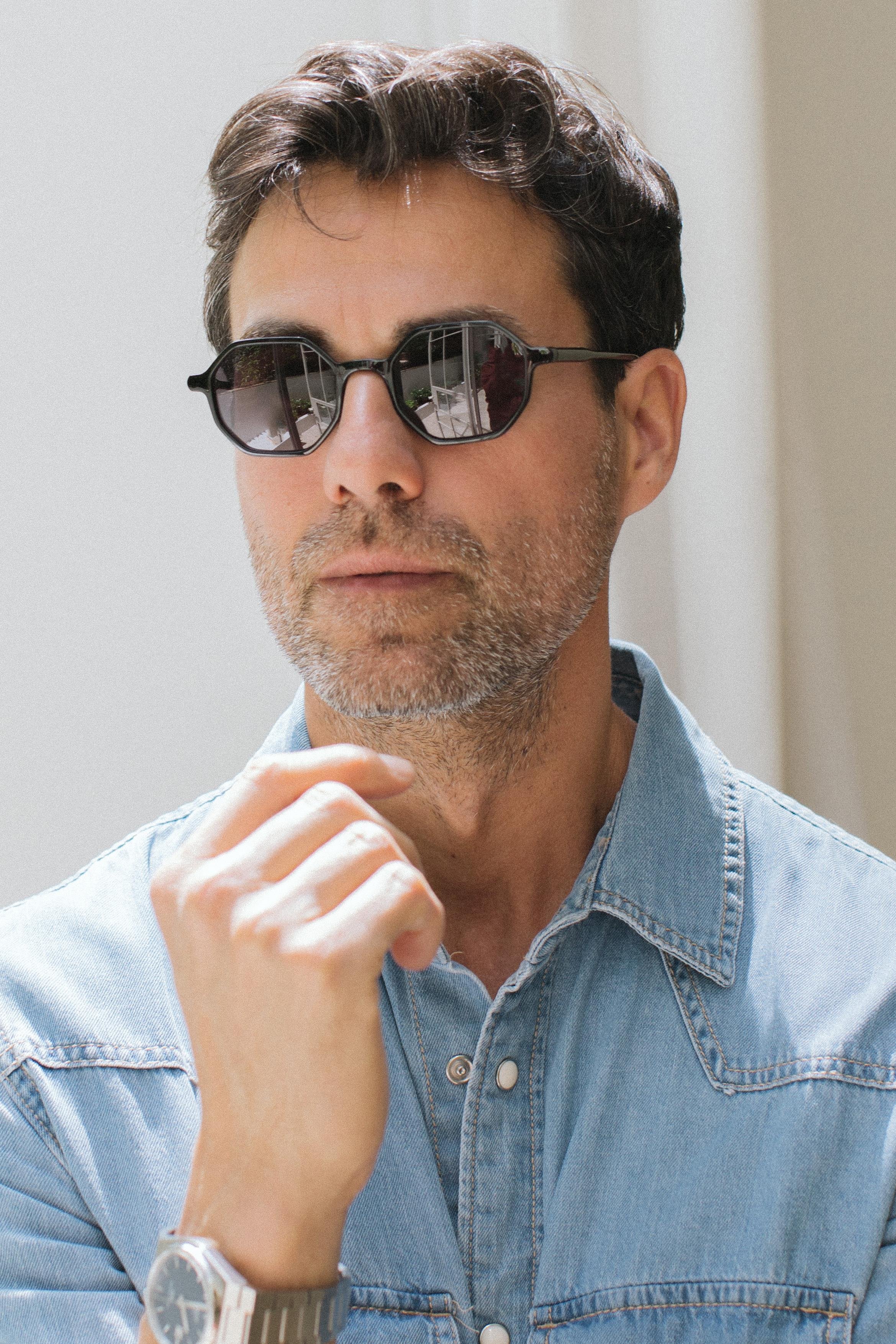 Liam Black Black Erkek Güneş Gözlüğü