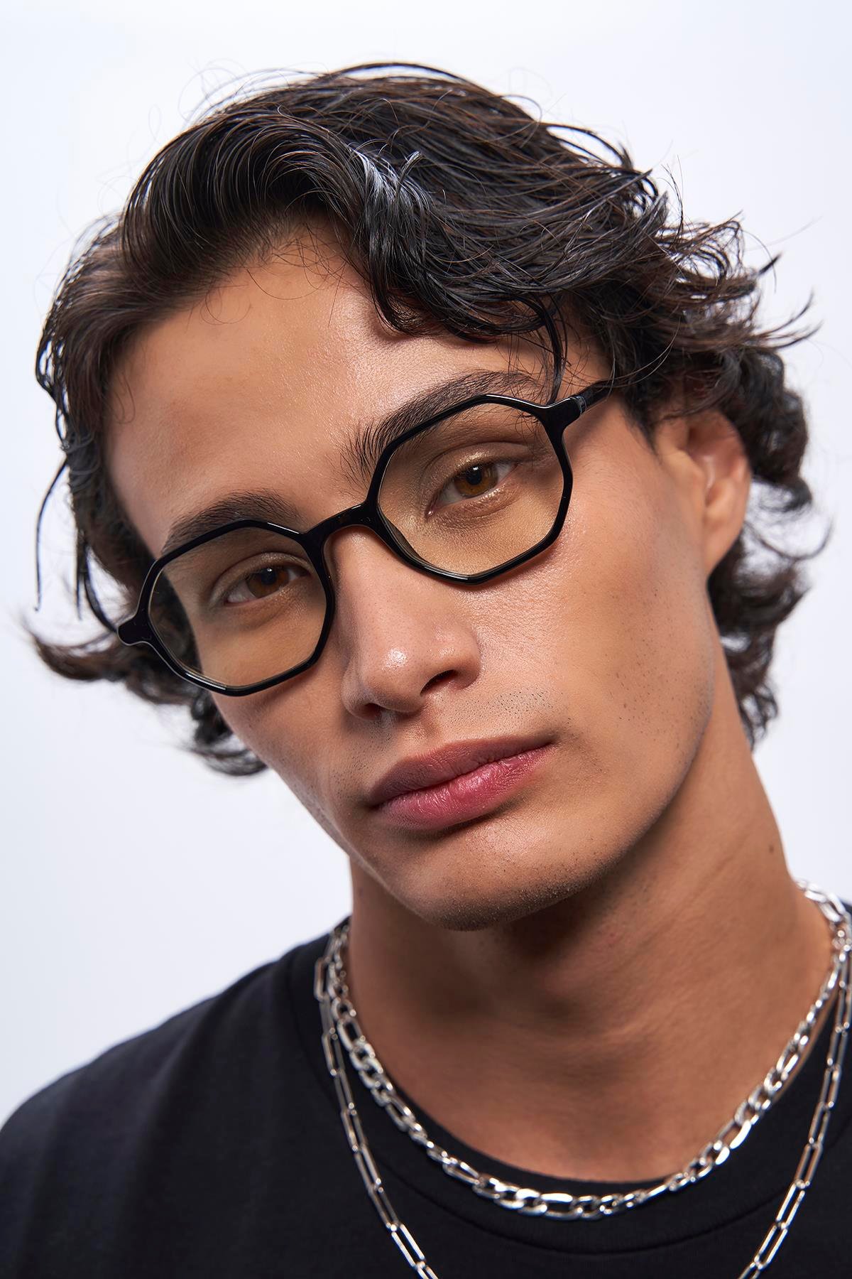 Liam Black Erkek Mavi Işık Koruyucu Gözlük