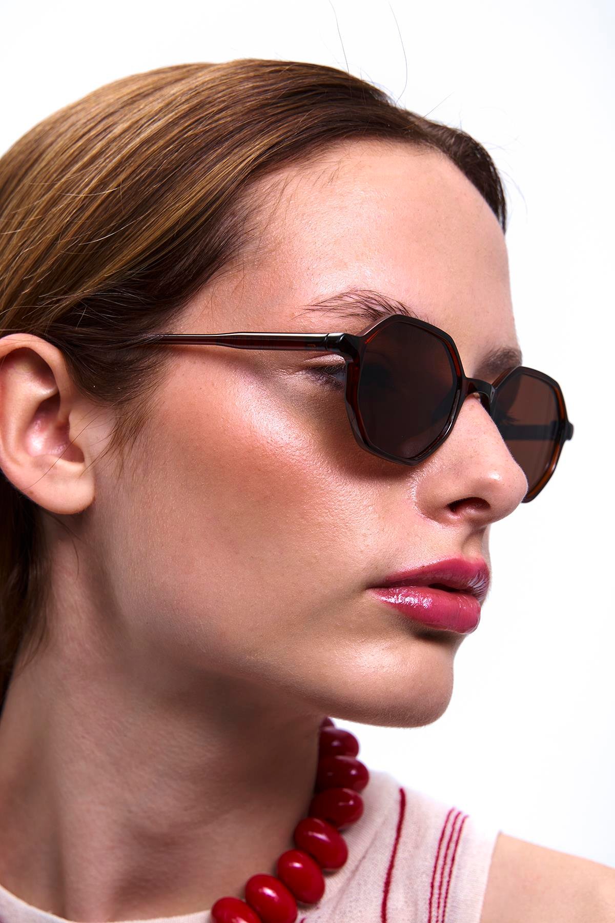 Liam Brown Brown Güneş Gözlüğü