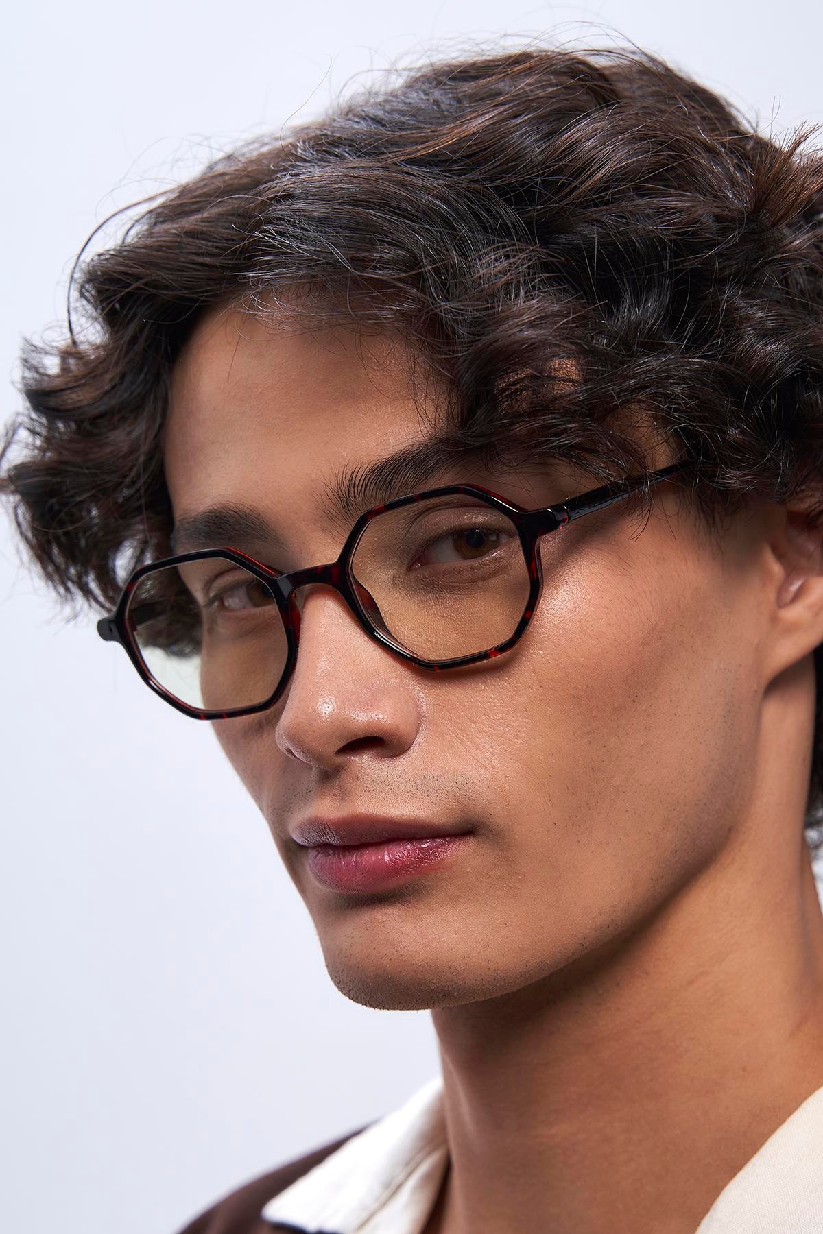 Liam Leopard Erkek Mavi Işık Koruyucu Gözlük