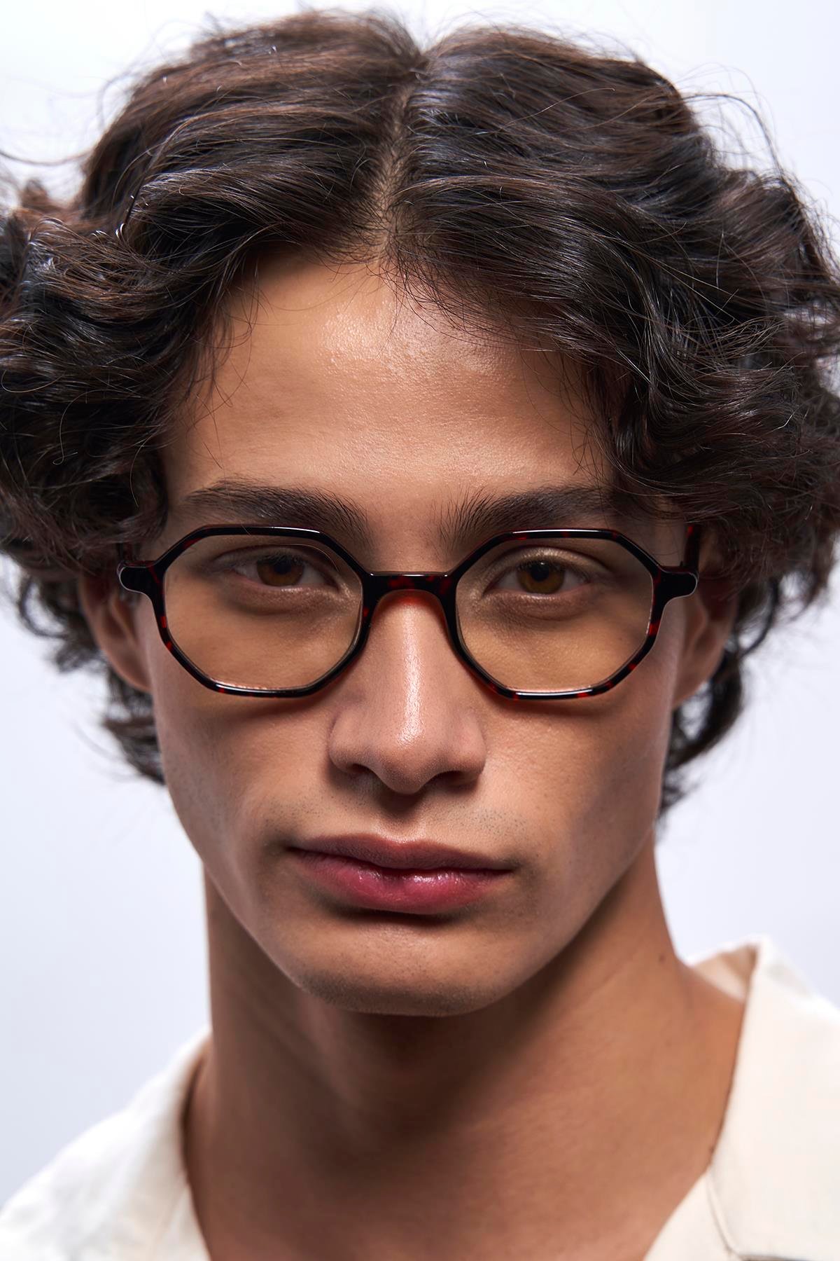 Liam Leopard Erkek Mavi Işık Koruyucu Gözlük