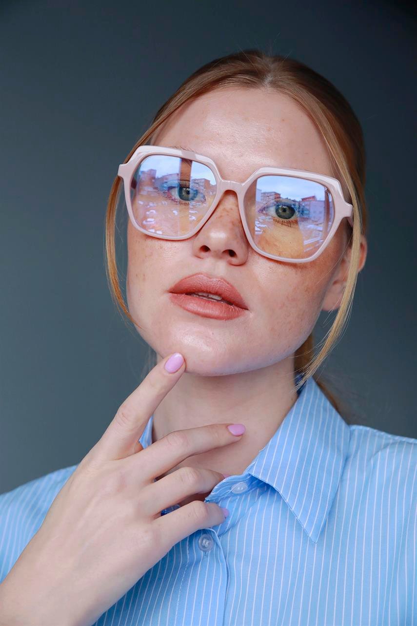 Libor Beige Mavi Işık Koruyucu Gözlük