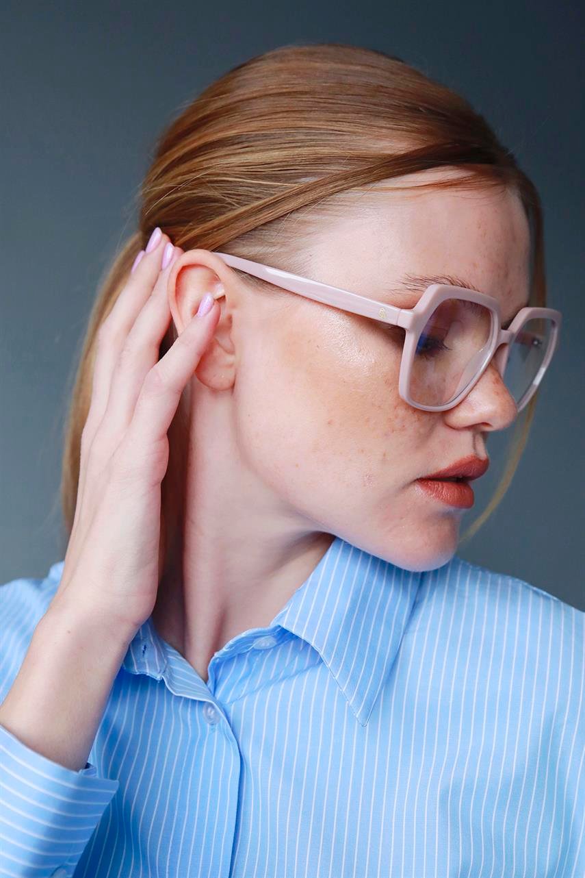 Libor Beige Mavi Işık Koruyucu Gözlük