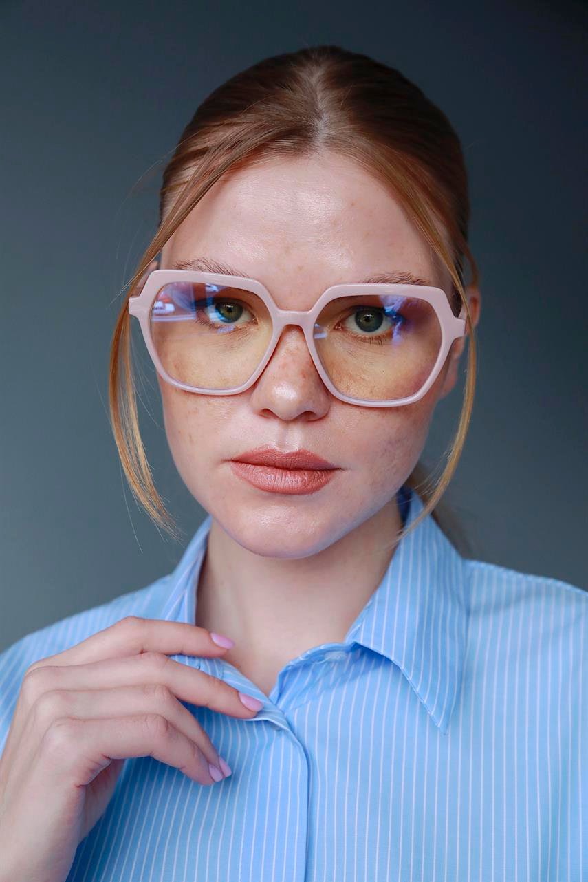 Libor Beige Mavi Işık Koruyucu Gözlük