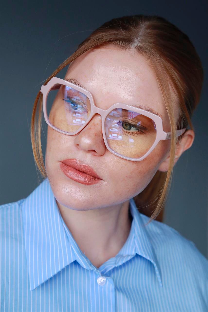 Libor Beige Mavi Işık Koruyucu Gözlük