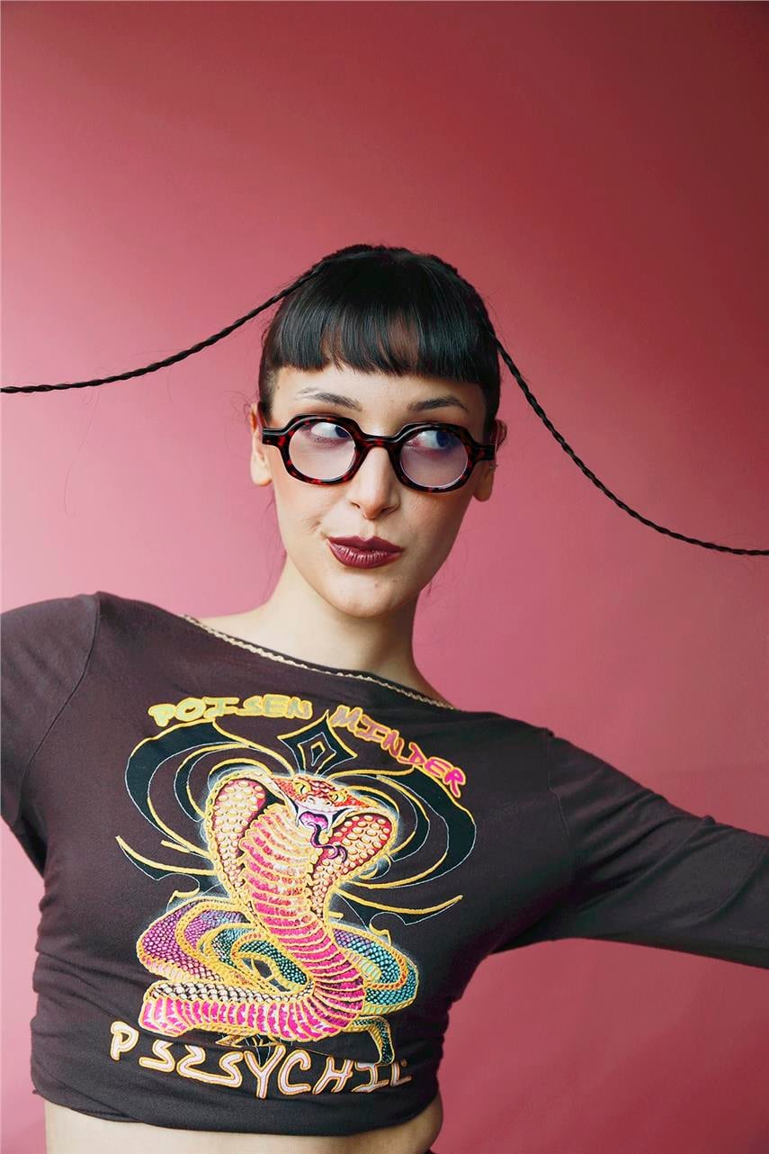 Lilith Leopard Mavi Işık Koruyucu Gözlük