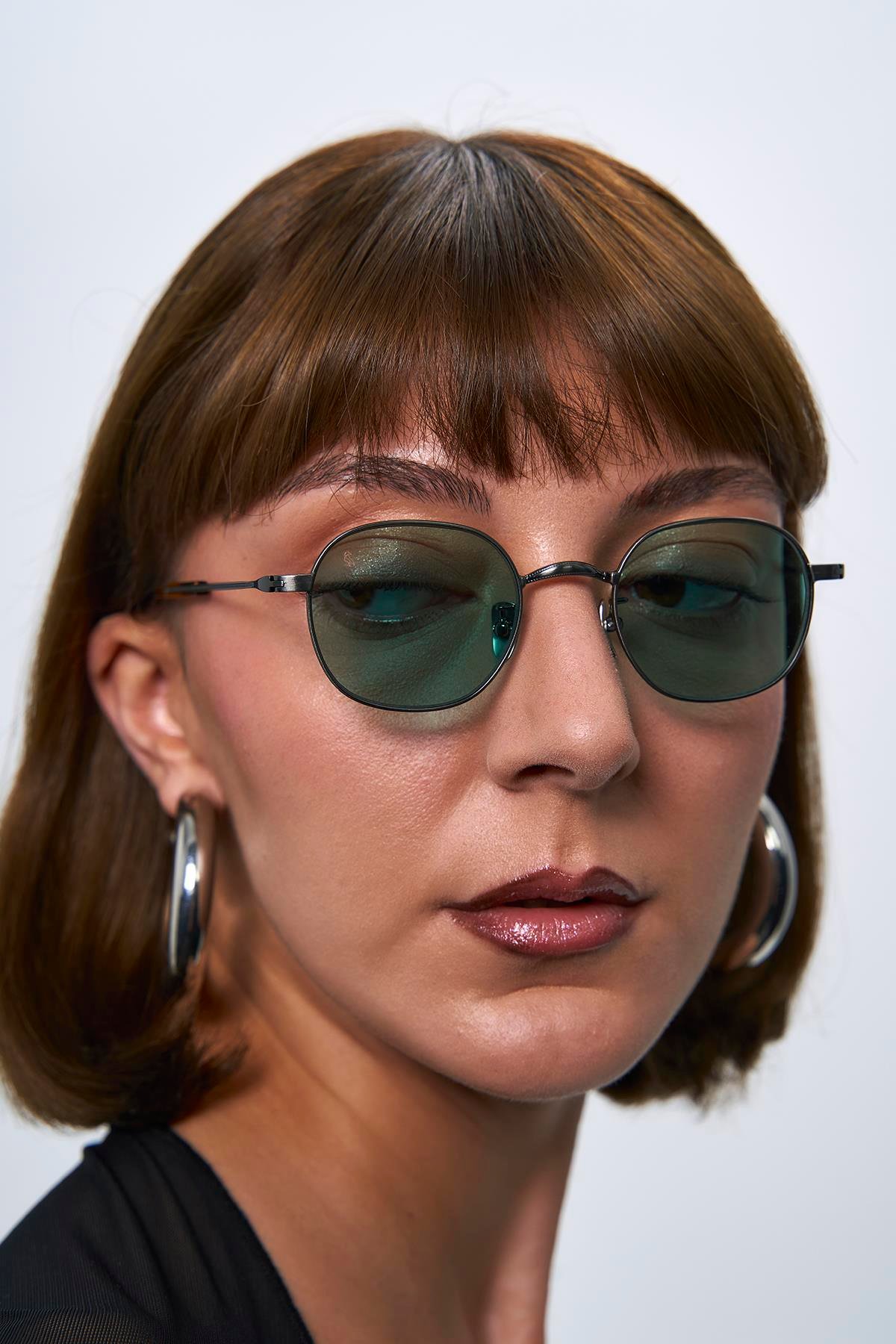 Lindon Silver Green Güneş Gözlüğü