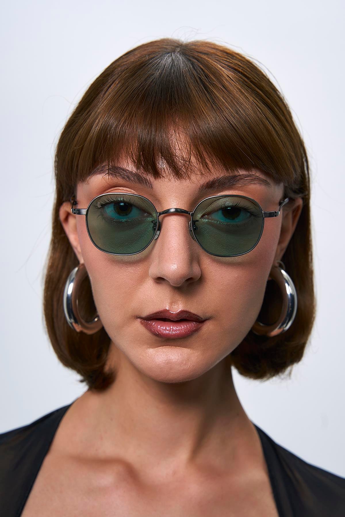 Lindon Silver Green Güneş Gözlüğü