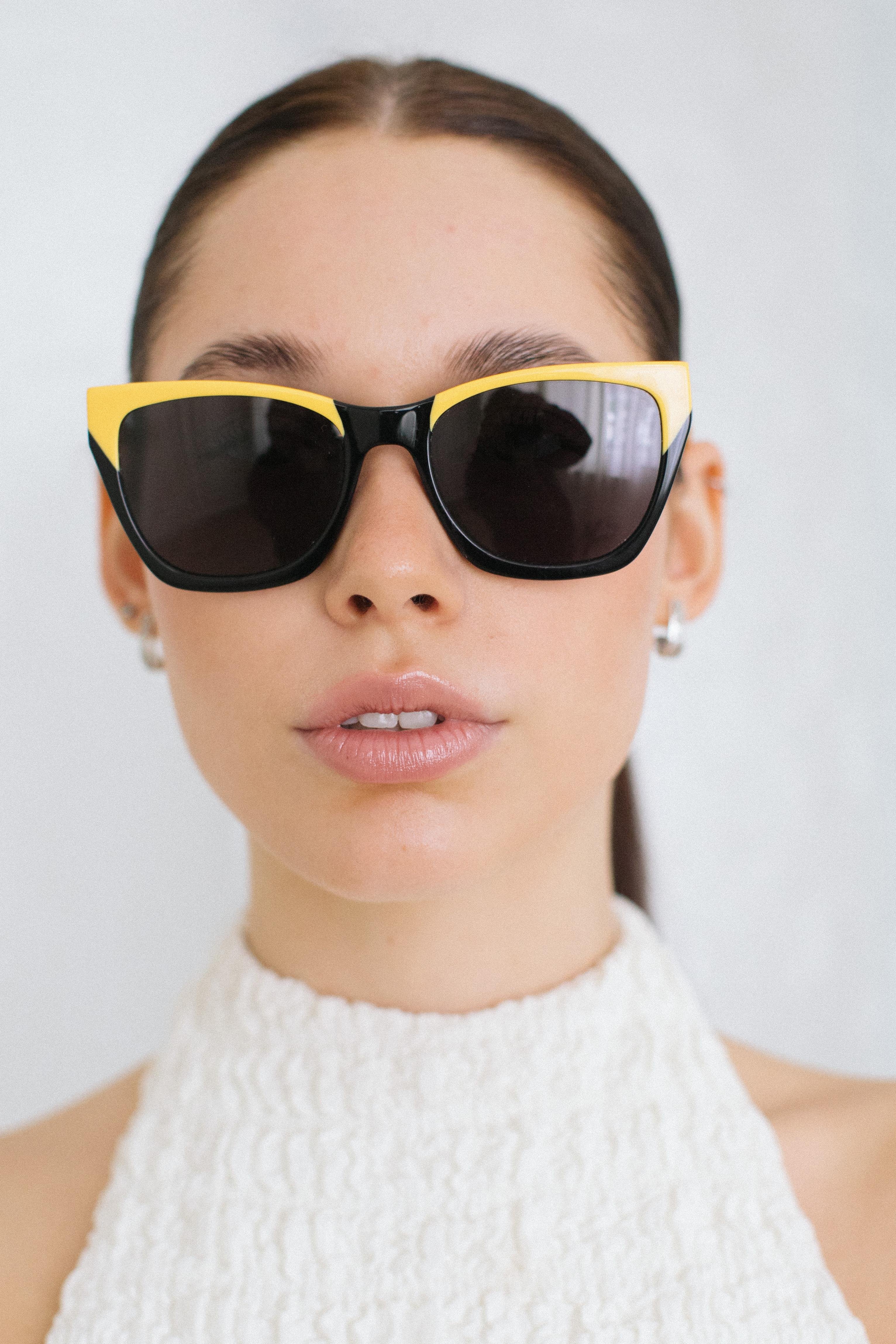 Linna Black Yellow Black Güneş Gözlüğü