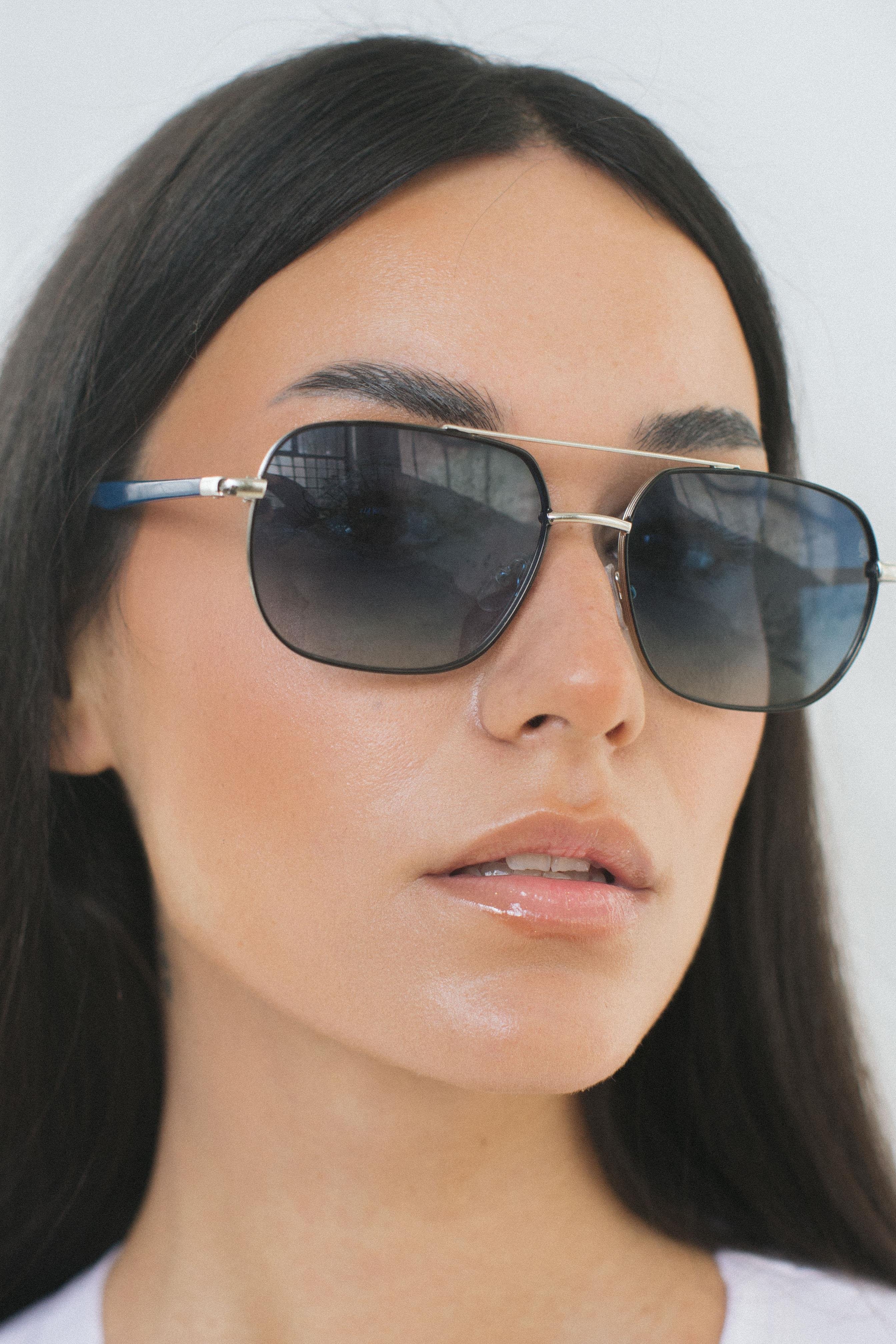 Lis Silver Navy Güneş Gözlüğü