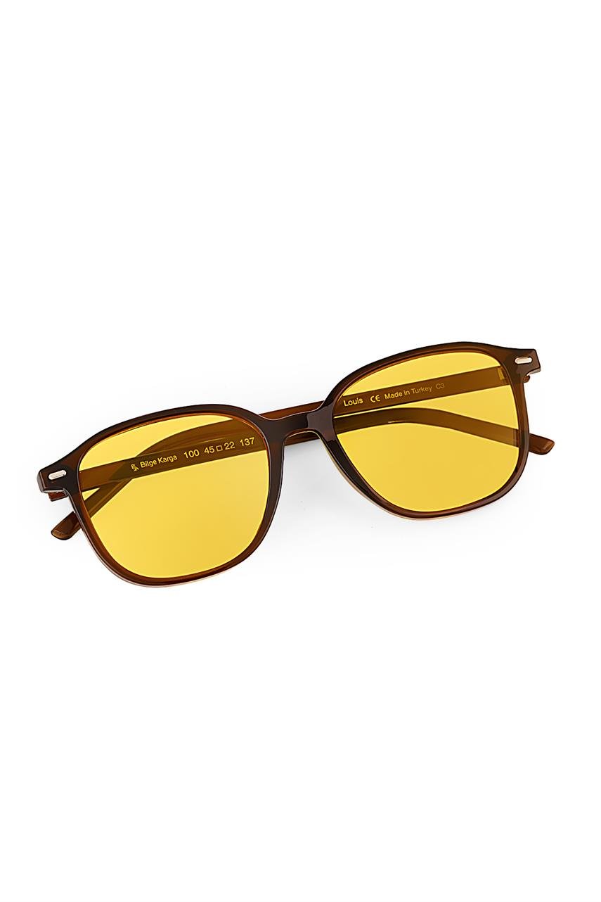 Louis Brown Yellow Güneş Gözlüğü