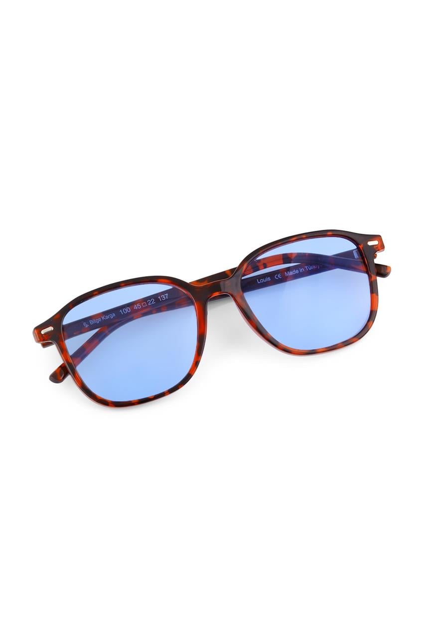 Louis Leopard Blue Güneş Gözlüğü