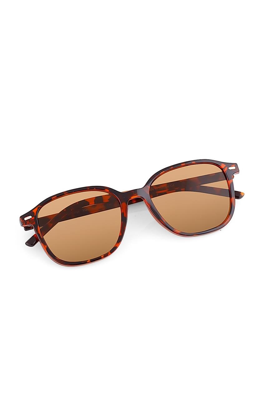 Louis Leopard Brown Güneş Gözlüğü