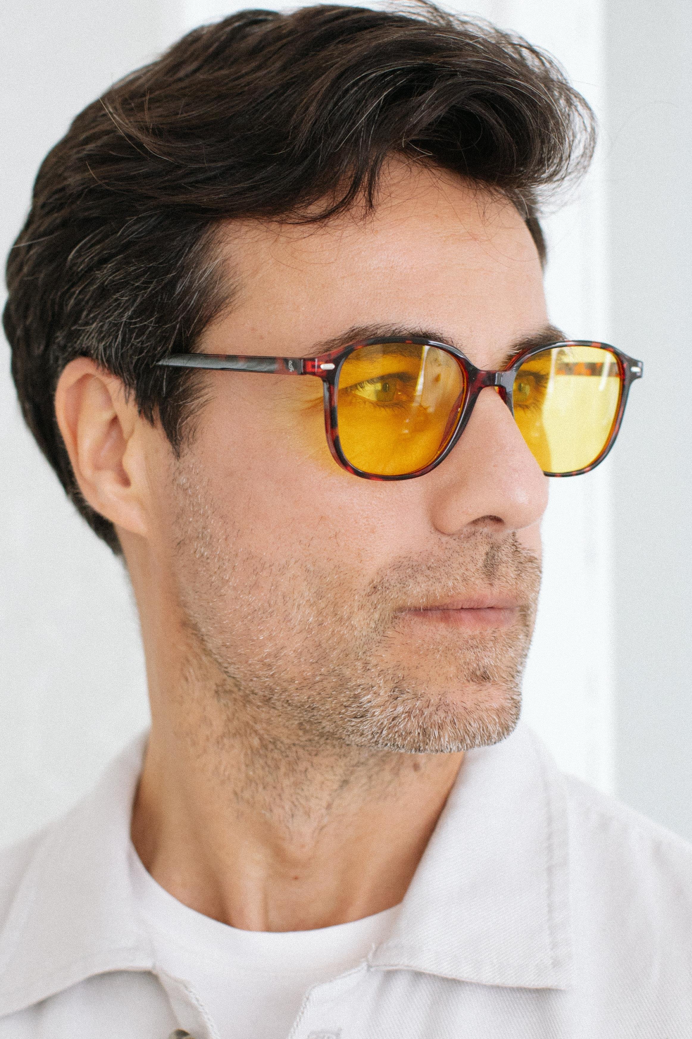 Louis Leopard Yellow Erkek Güneş Gözlüğü