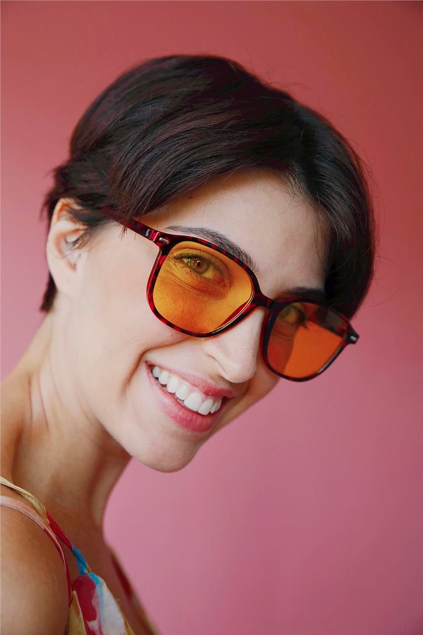 Louis Leopard Yellow Güneş Gözlüğü