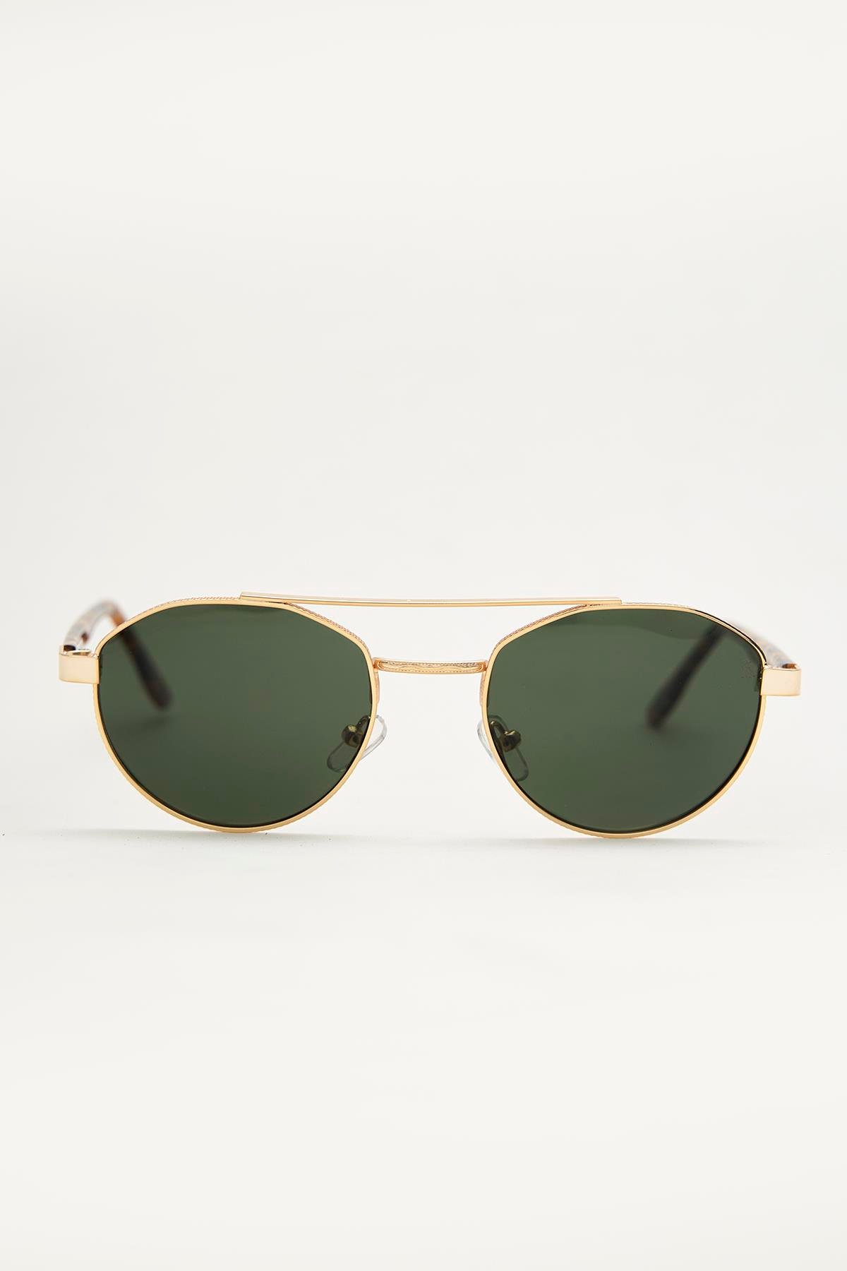 Maija Gold Green Güneş Gözlüğü