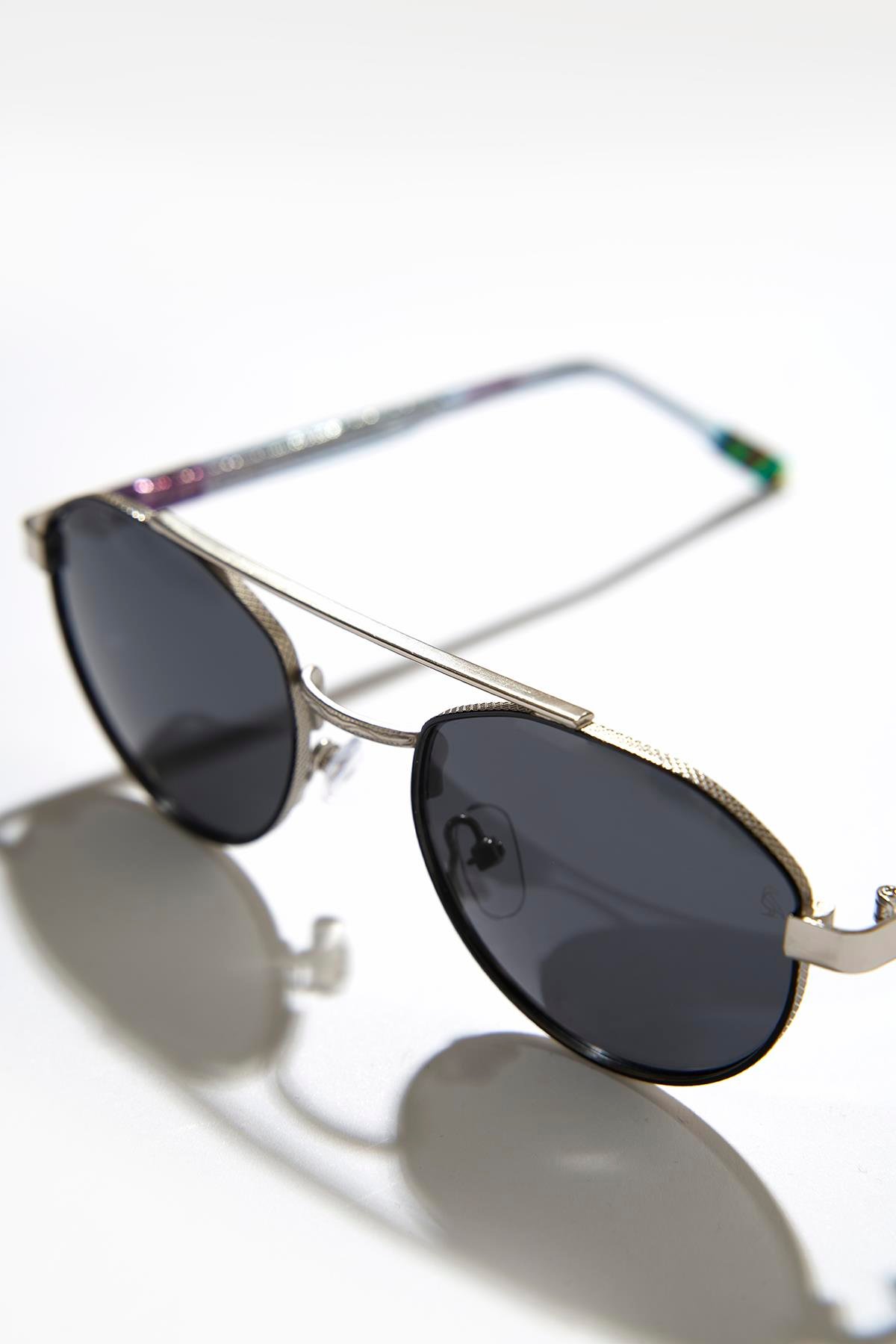 Maija Silver Black Erkek Güneş Gözlüğü